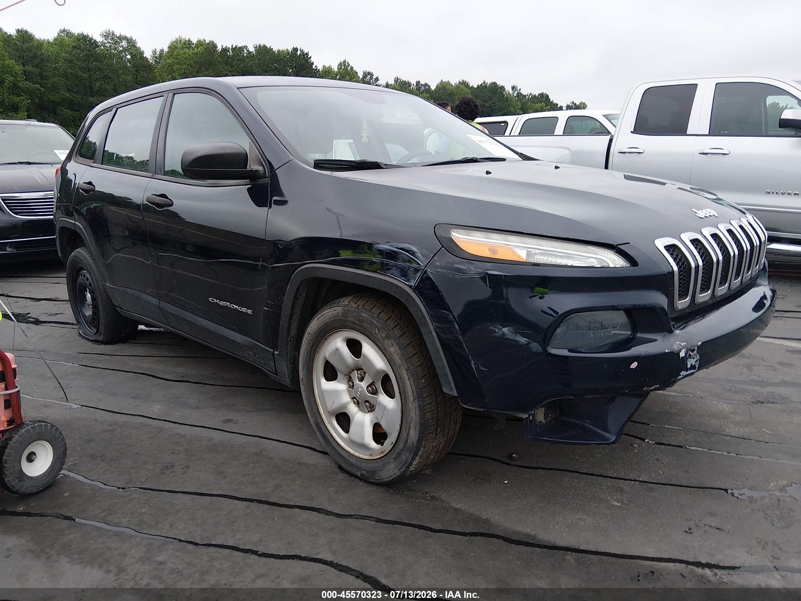 2015 Jeep Cherokee Sport, VIN 1C4PJLAB5FW637534 — Обычный износ
