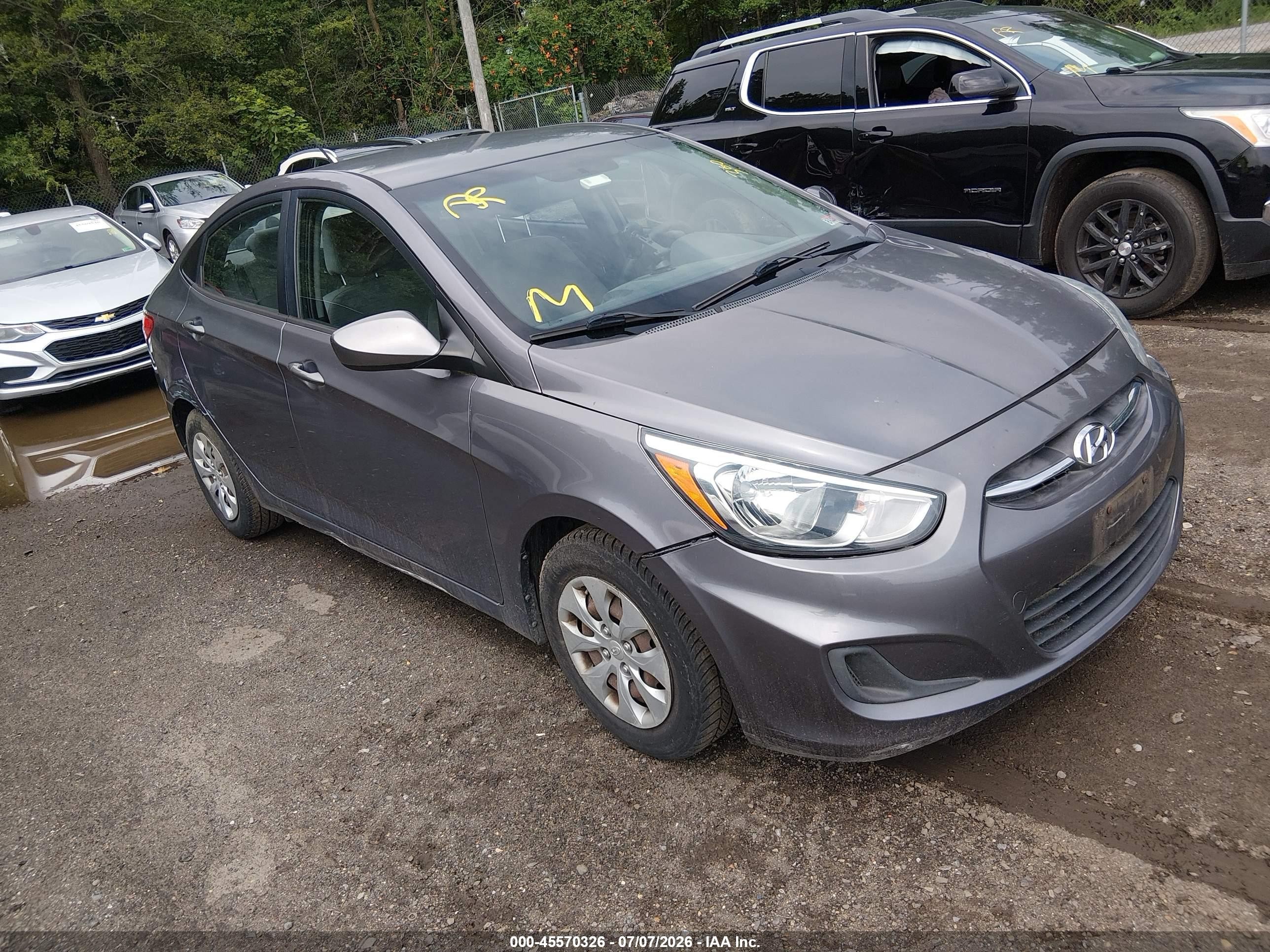 2015 Hyundai Accent GLS, VIN KMHCT4AE4FU792382 — Обычный износ