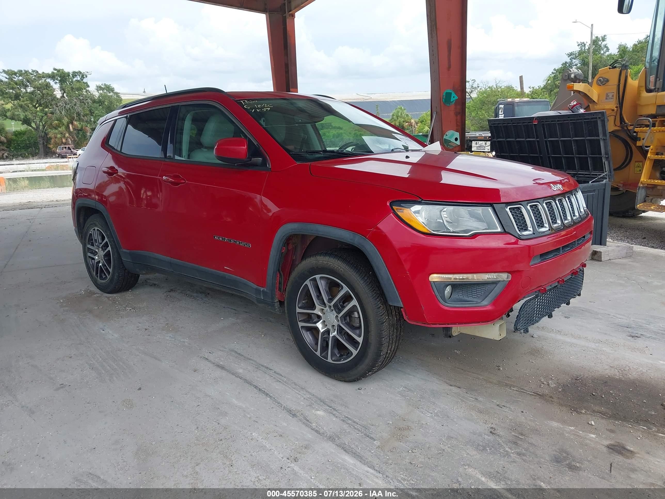 2018 Jeep Compass Latitude, VIN 3C4NJCBB4JT468451 — Обычный износ