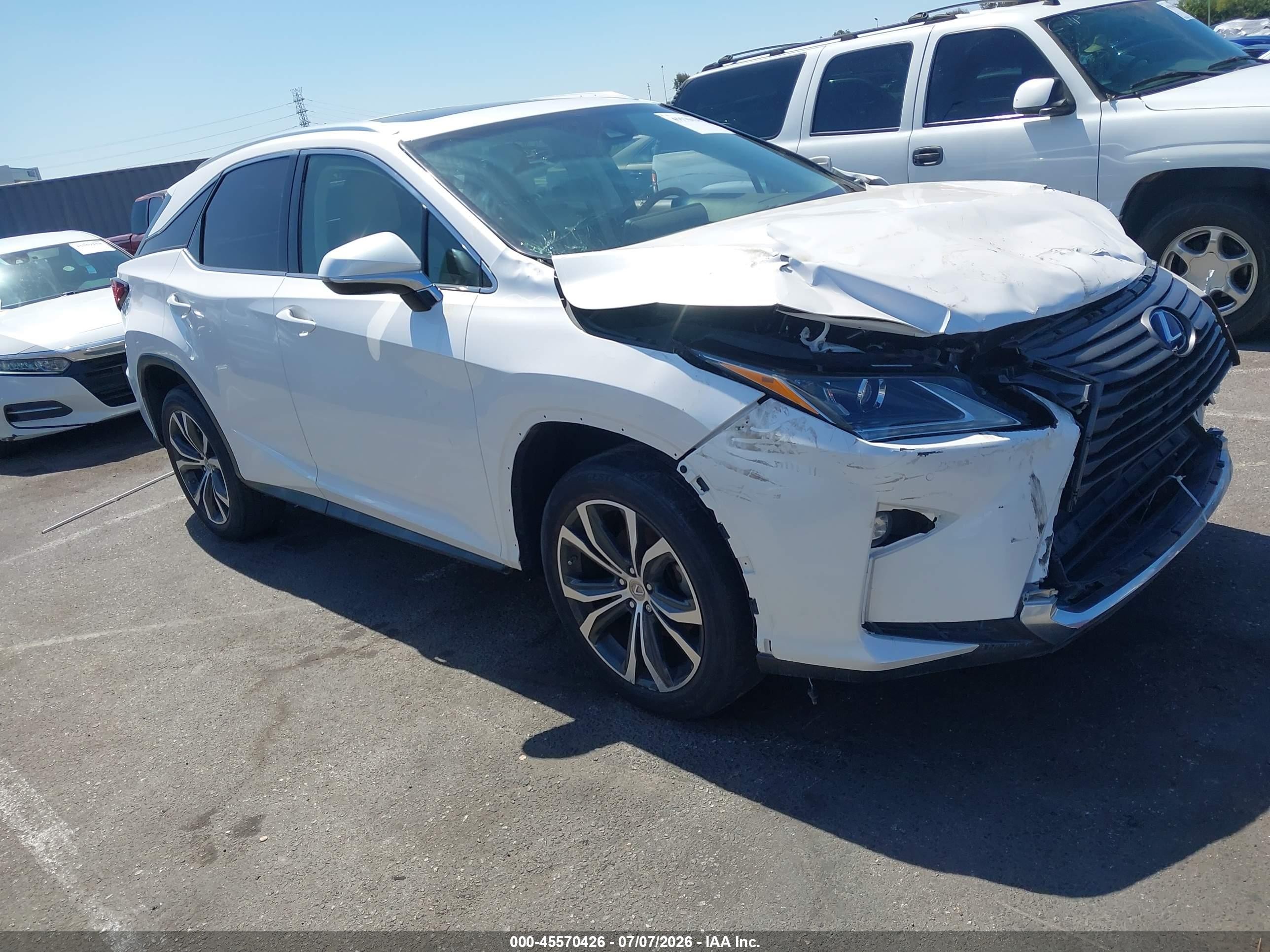 2017 Lexus RX 350, VIN 2T2ZZMCA0HC060219 — Front end