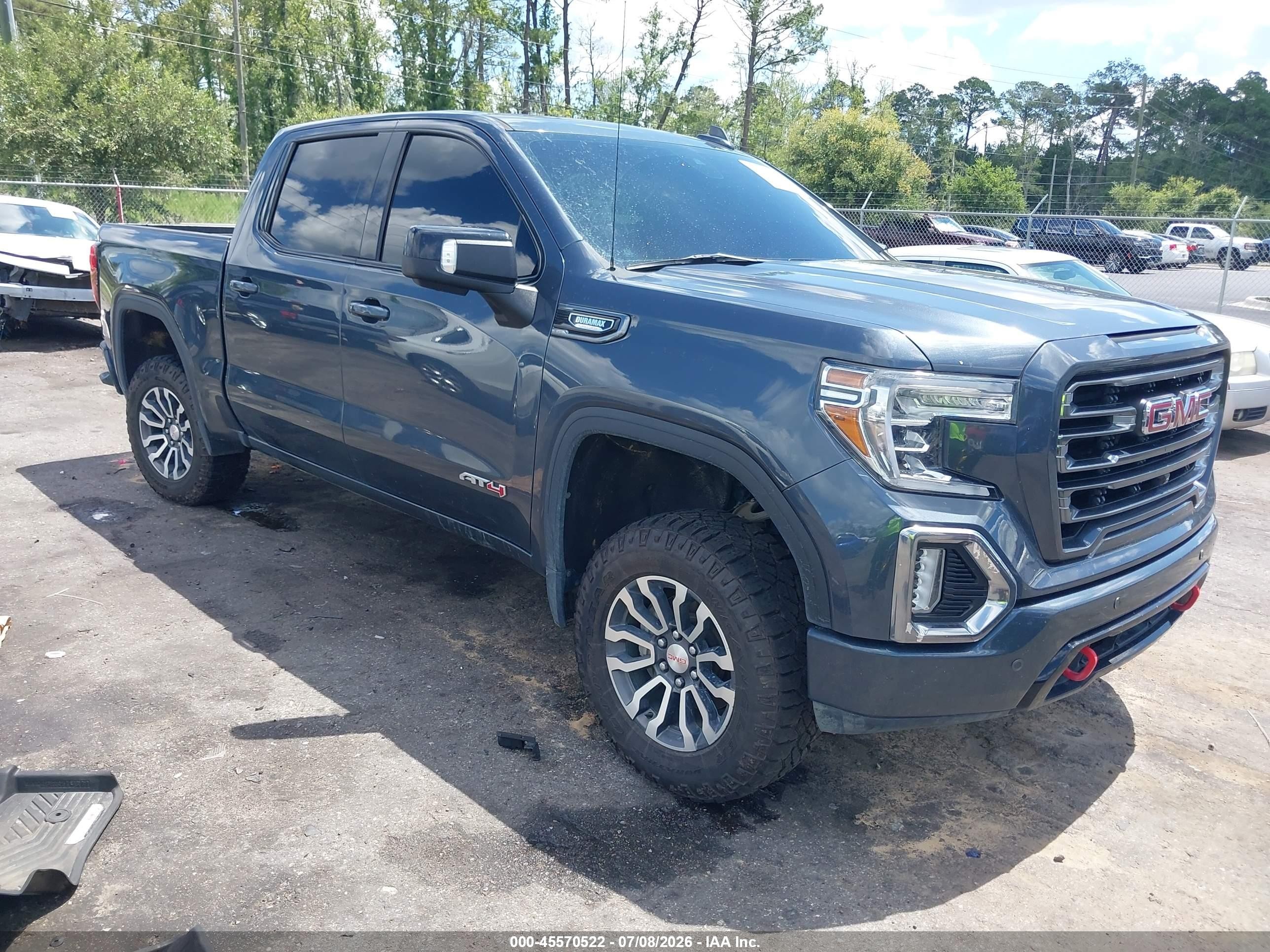 2020 GMC Sierra 1500 AT4, VIN 3GTU9EET2LG215919 — Undercarriage