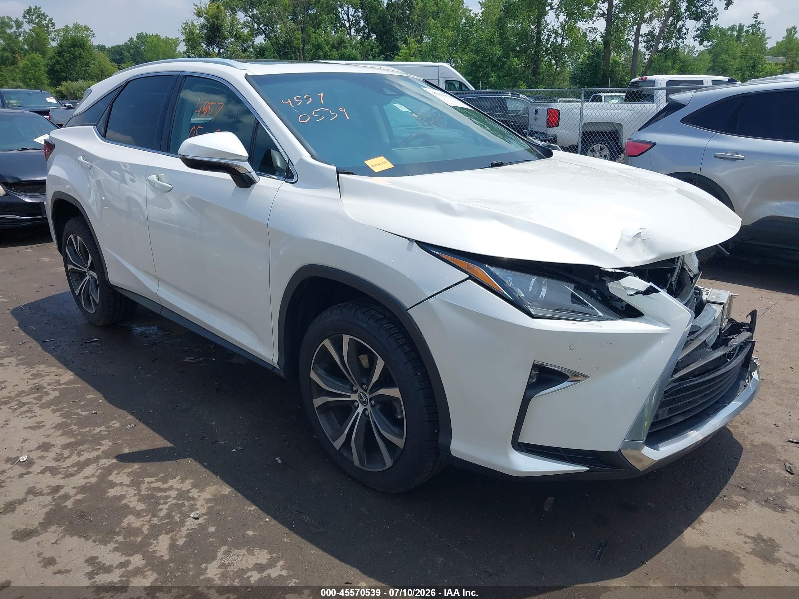 2019 Lexus RX 350, VIN 2T2BZMCA8KC206200 — Front end