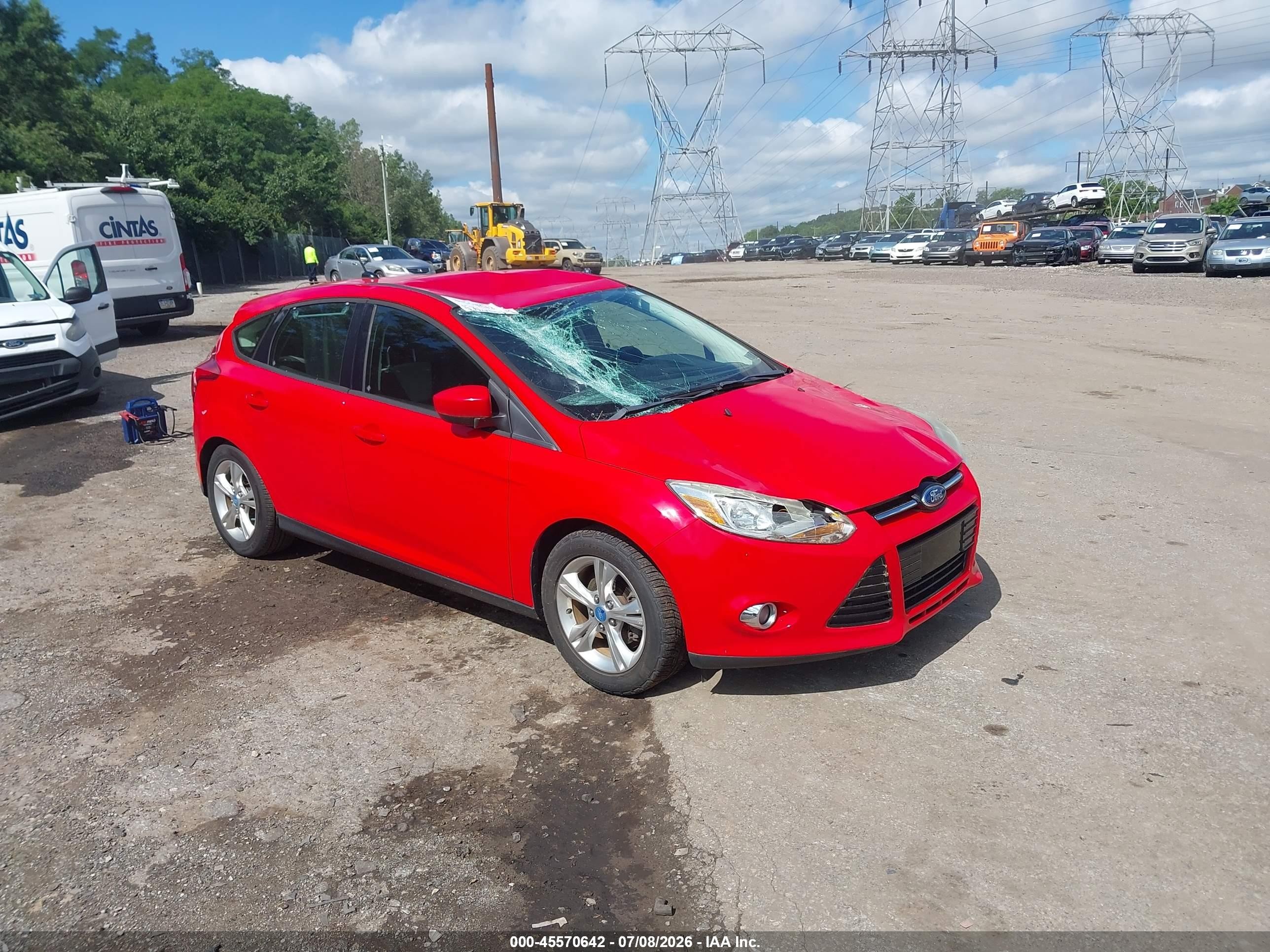 2012 Ford Focus SE, VIN 1FAHP3K20CL194312 — Roof