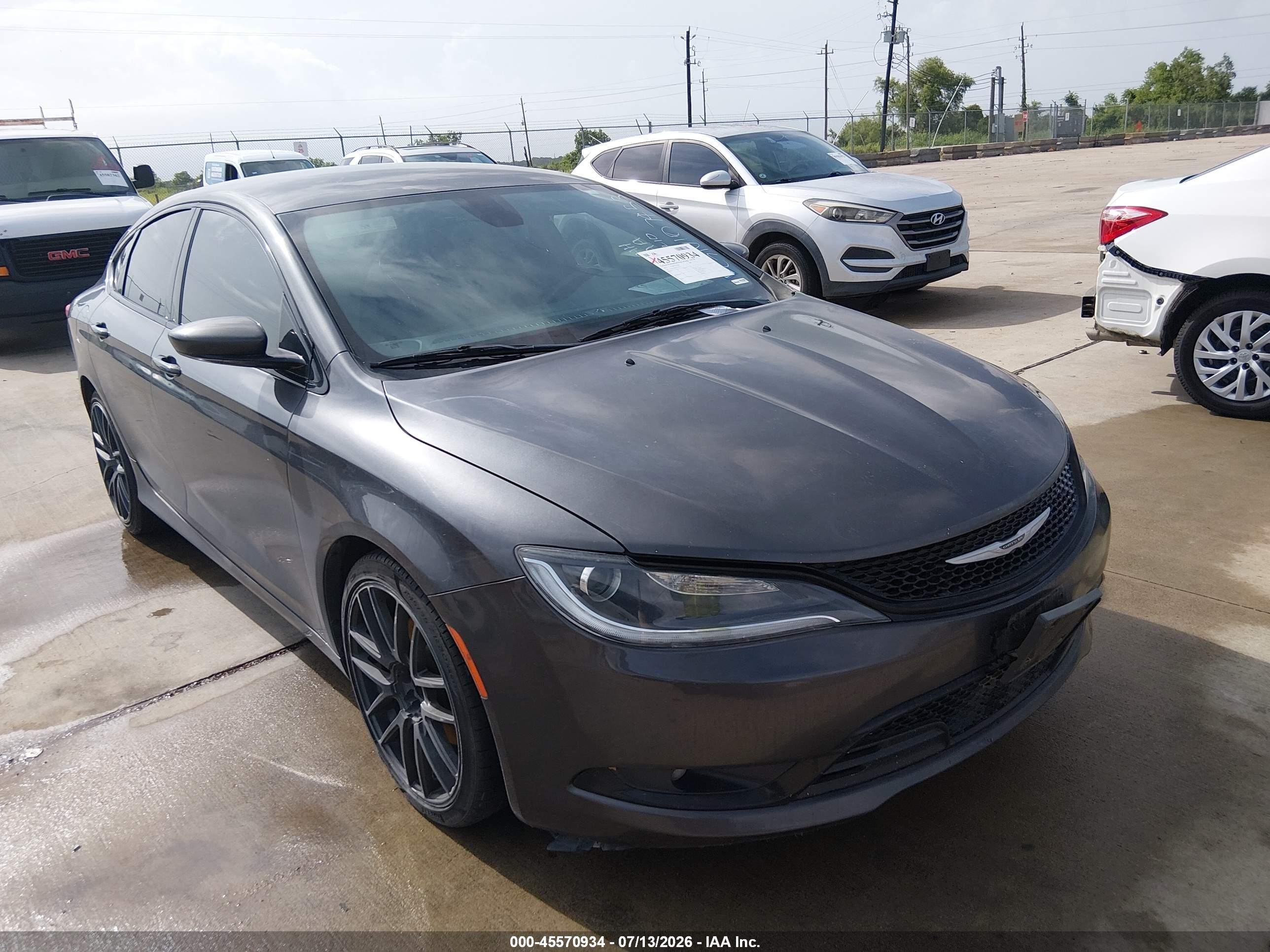 2016 Chrysler 200 S, VIN 1C3CCCBB3GN107453 — Repossession