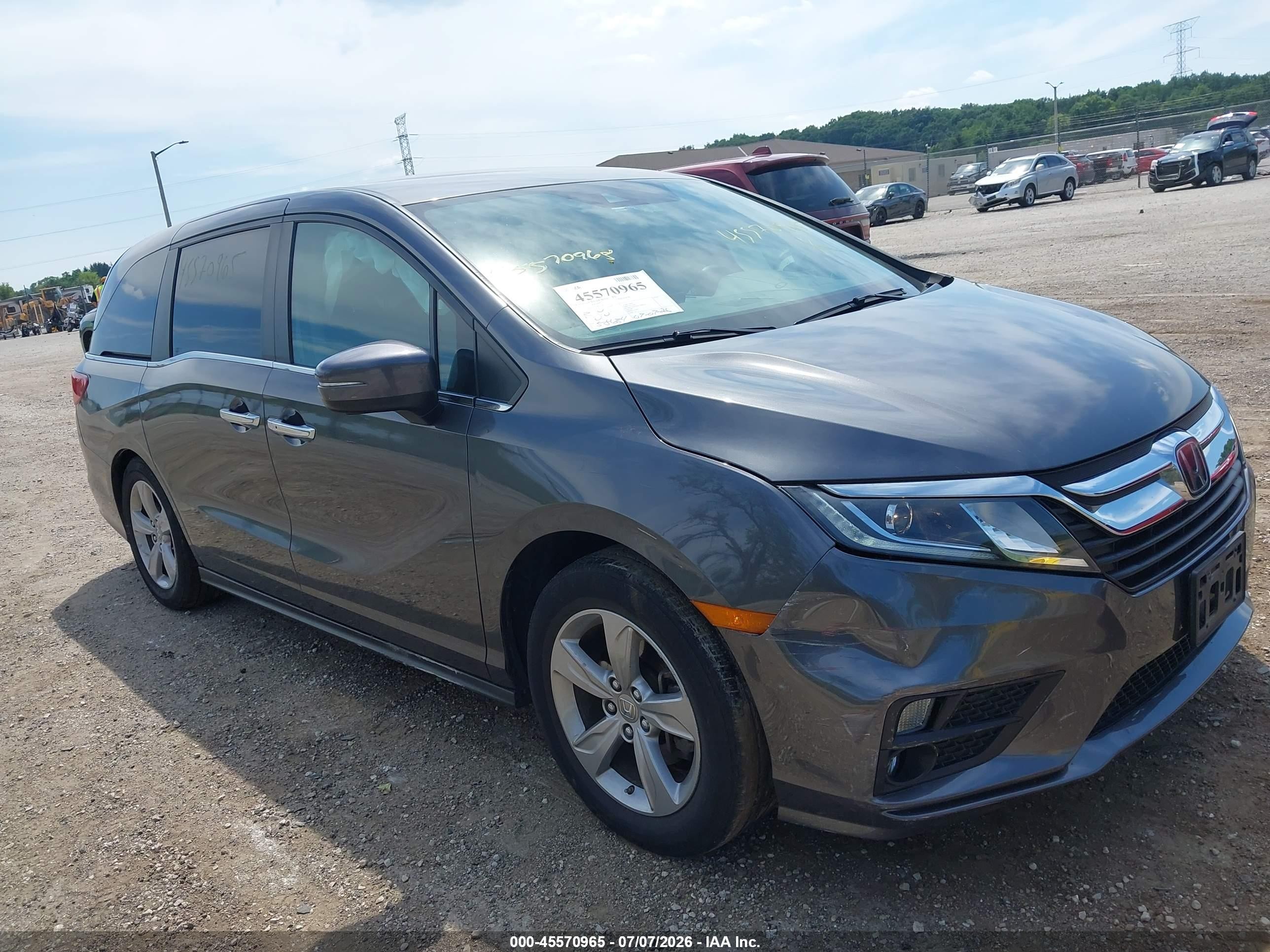 2020 Honda Odyssey EX, VIN 5FNRL6H53LB021206 — Side