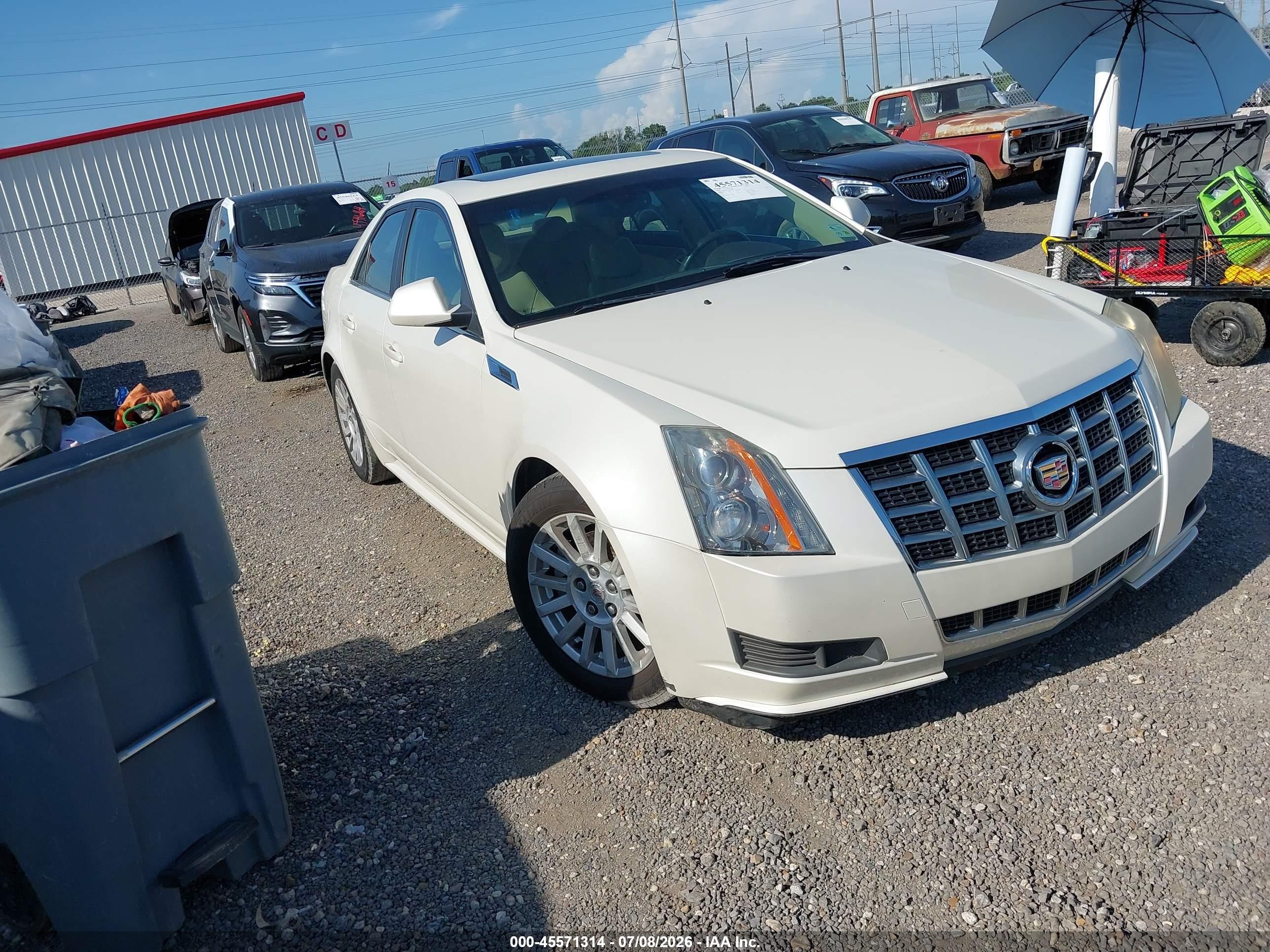 2013 Cadillac CTS Luxury, VIN 1G6DF5E54D0150266 — Water / flood