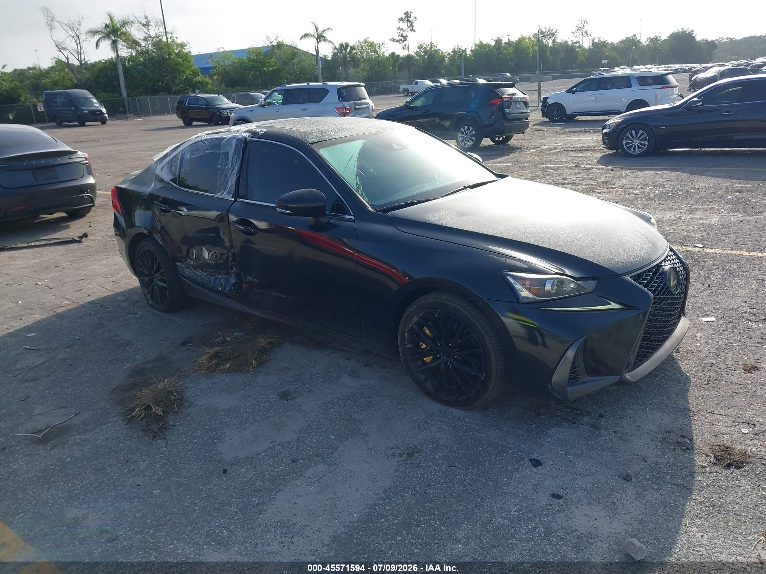 2017 Lexus IS 200t, VIN JTHBA1D25H5050865 — Side