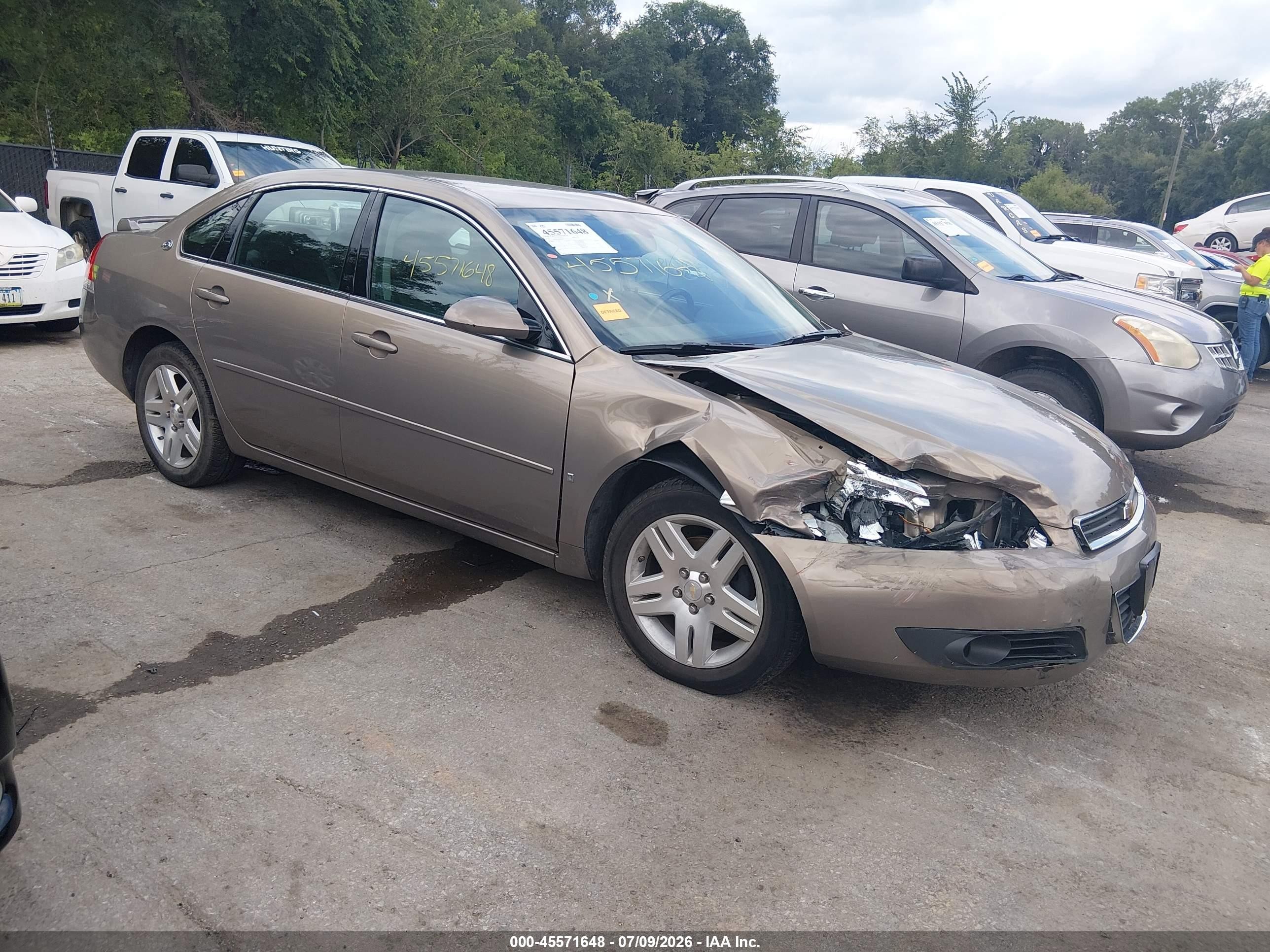 2006 Chevrolet Impala LTZ, VIN 2G1WU581069377637 — Перед