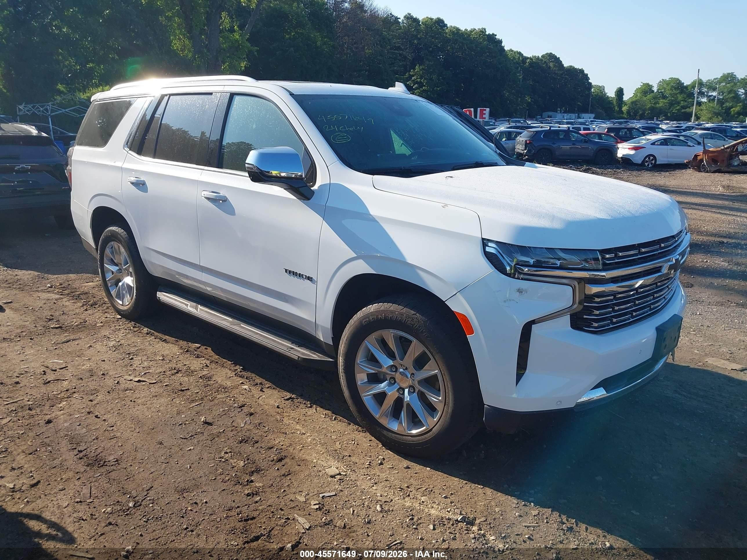 2024 Chevrolet Tahoe Premier, VIN 1GNSKSKD4RR316984 — Water / flood