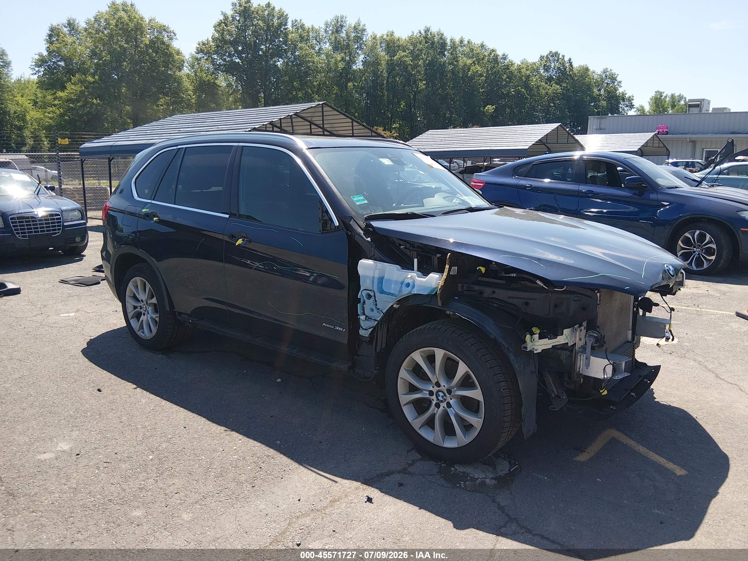 2018 BMW X5 xDrive35i, VIN 5UXKR0C59J0X87648 — Front end