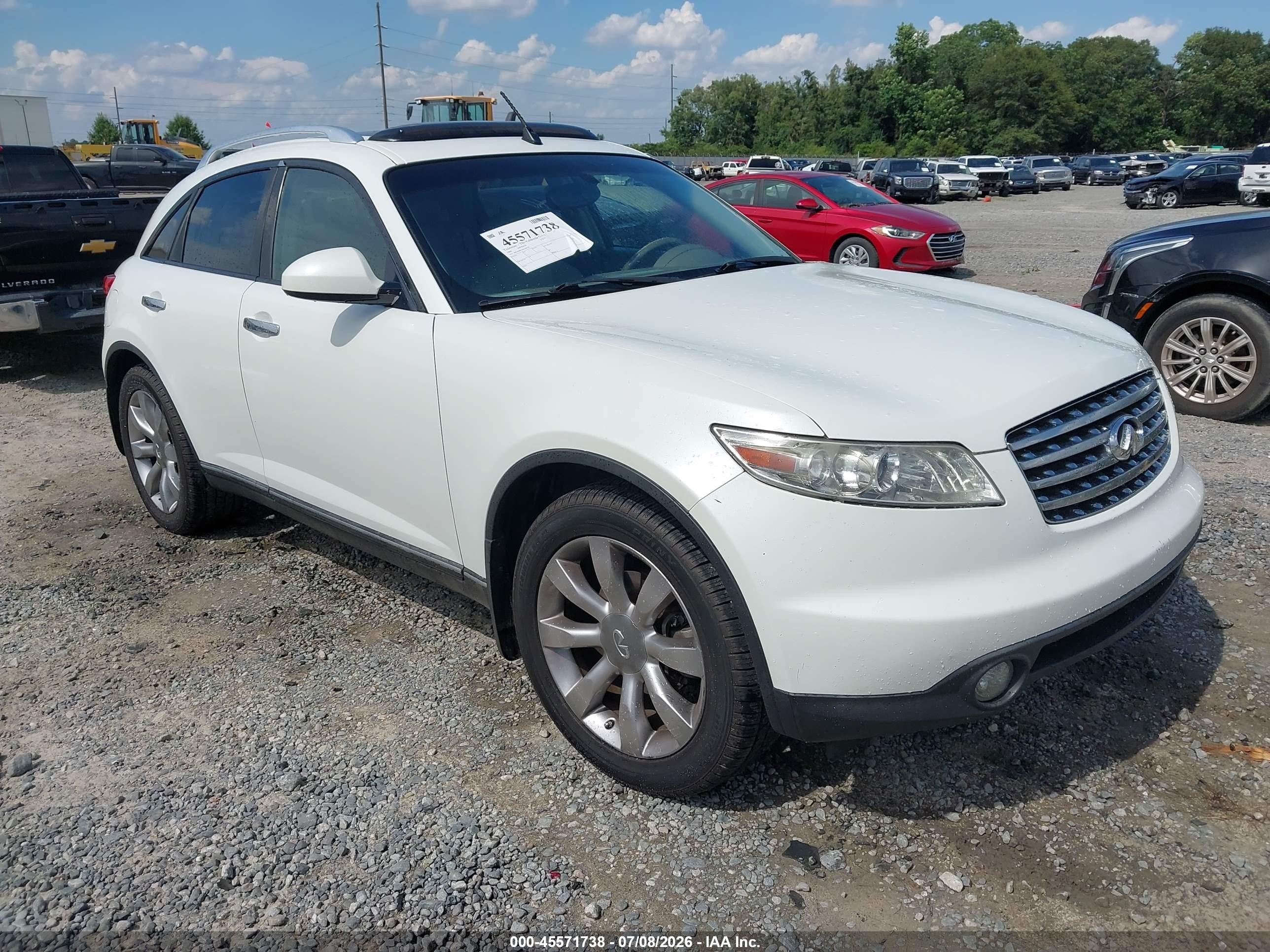 2004 Infiniti FX, VIN JNRAS08U64X106570 — Normal wear