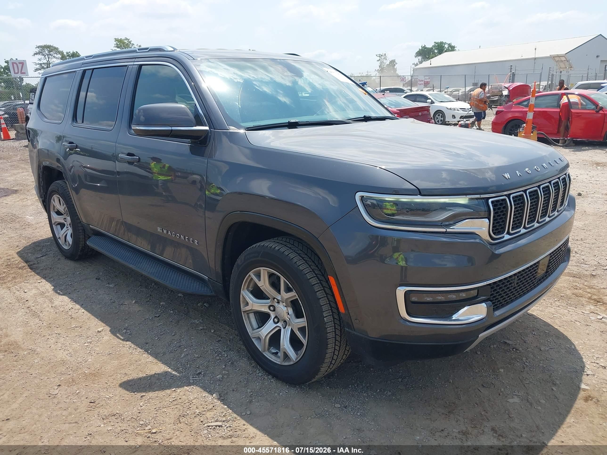 2022 Jeep Wagoneer Series II, VIN 1C4SJVBT4NS165183 — Rear end
