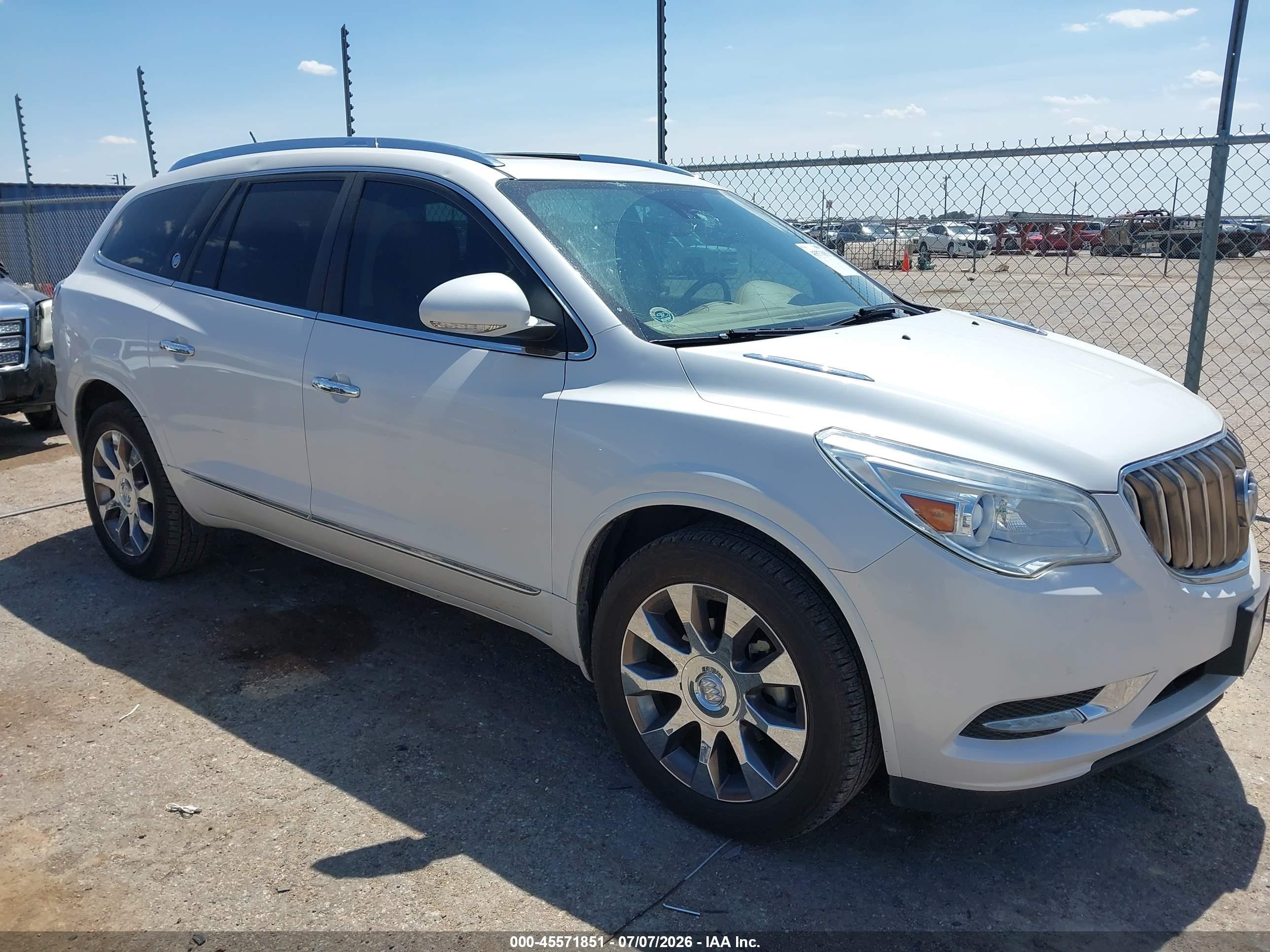 2017 Buick Enclave Premium, VIN 5GAKRCKD9HJ108110 — Hail