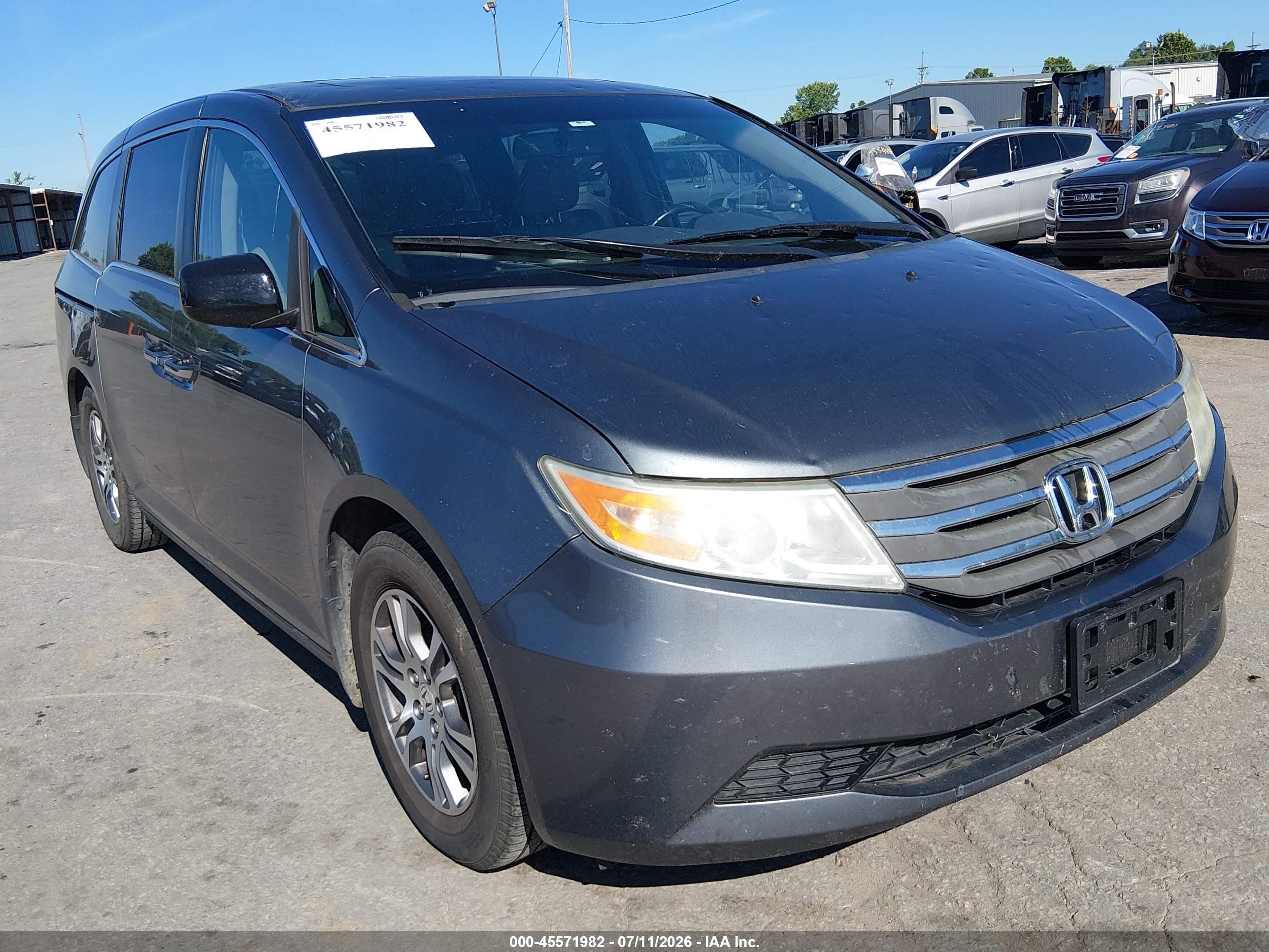 2011 Honda Odyssey EX-L, VIN 5FNRL5H65BB016235 — Hail