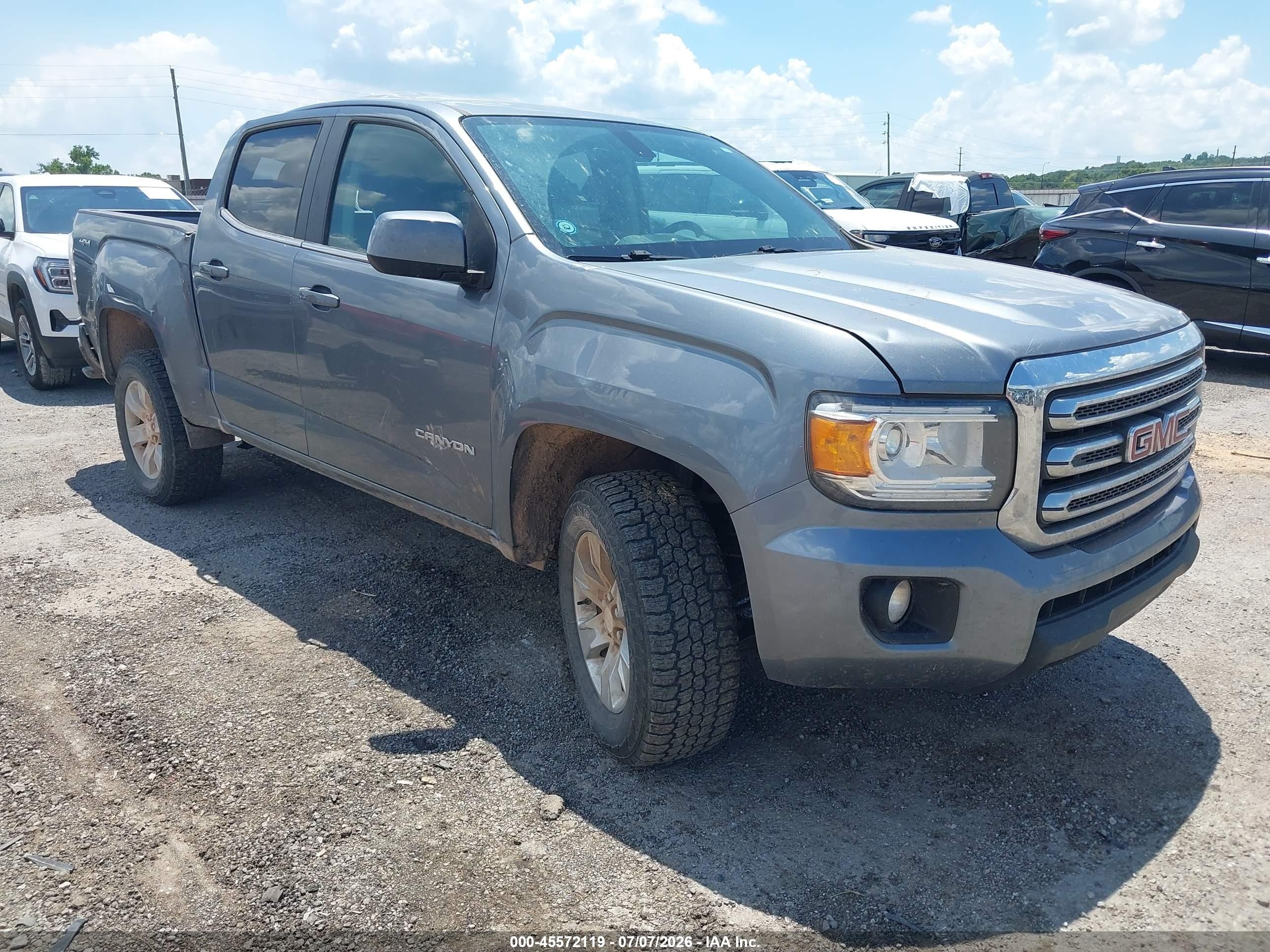 2018 GMC Canyon 4WD All Terrain, VIN 1GTG6CEN0J1187500 — Крыша