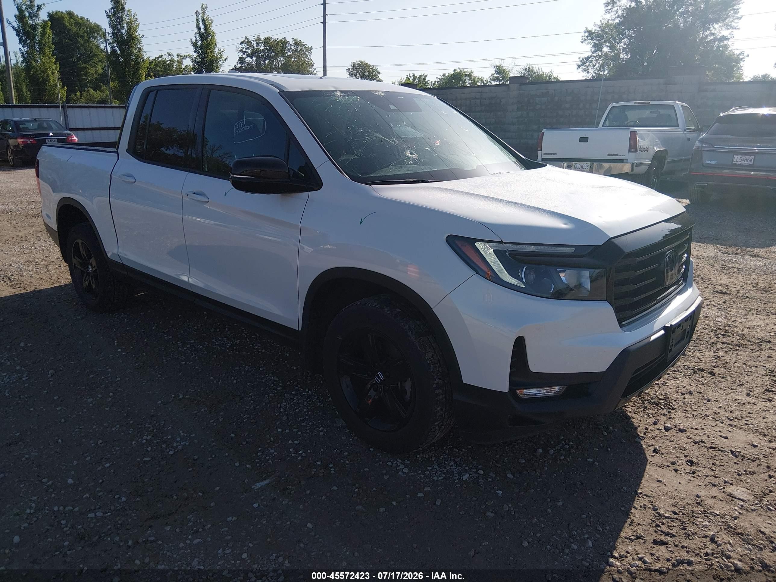 2023 Honda Ridgeline Black Edition, VIN 5FPYK3F84PB008326 — Hail