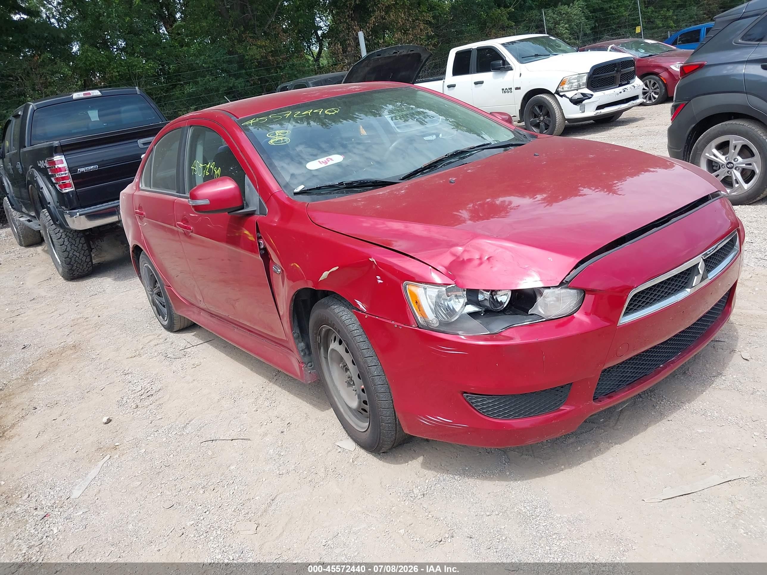 2015 Mitsubishi Lancer ES, VIN JA32U2FU8FU012951 — Side