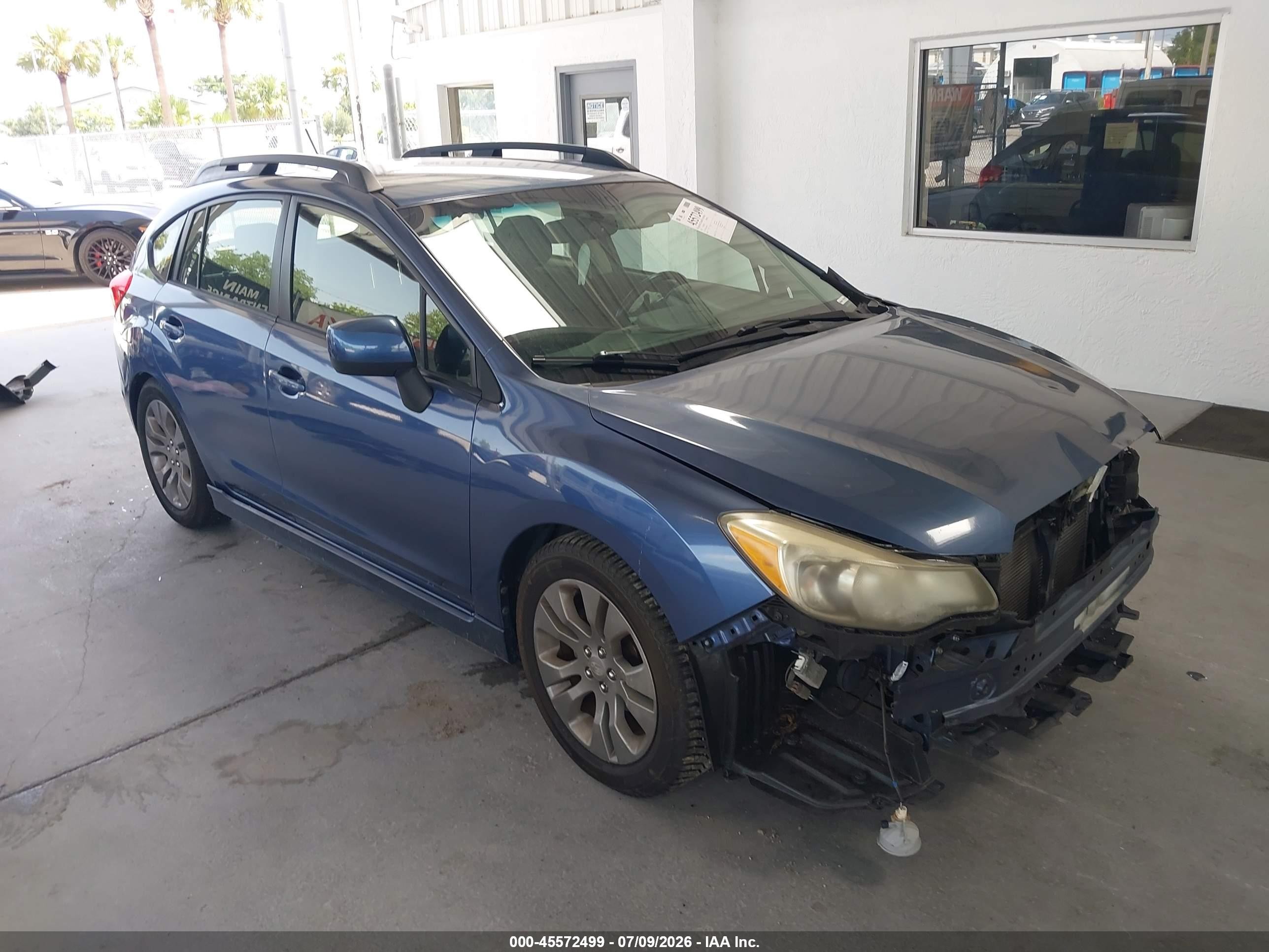 2013 Subaru Impreza Special Sports Premium, VIN JF1GPAL63D2874553 — Front end