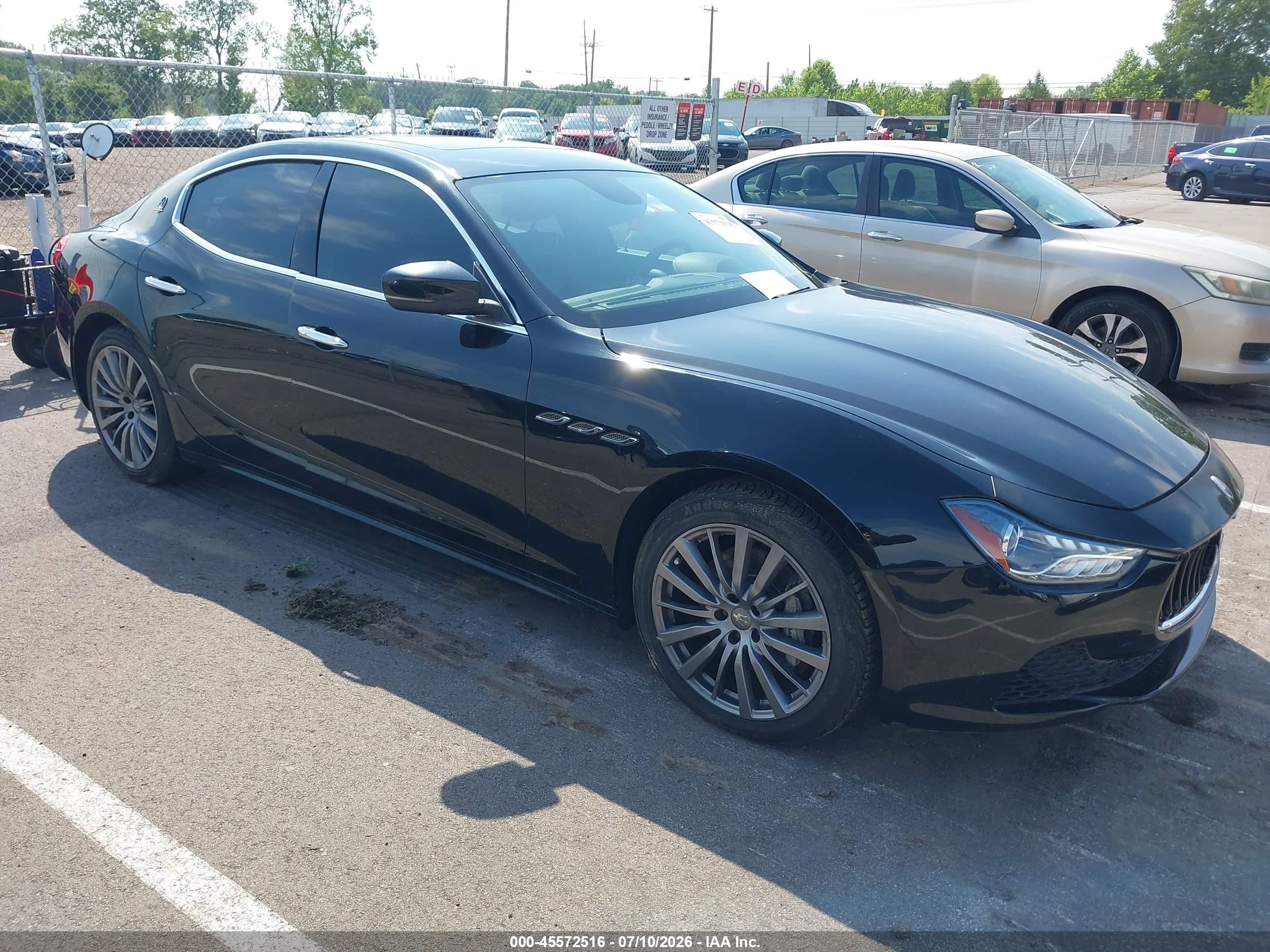 2017 Maserati Ghibli, VIN ZAM57XSAXH1242750 — Normal wear