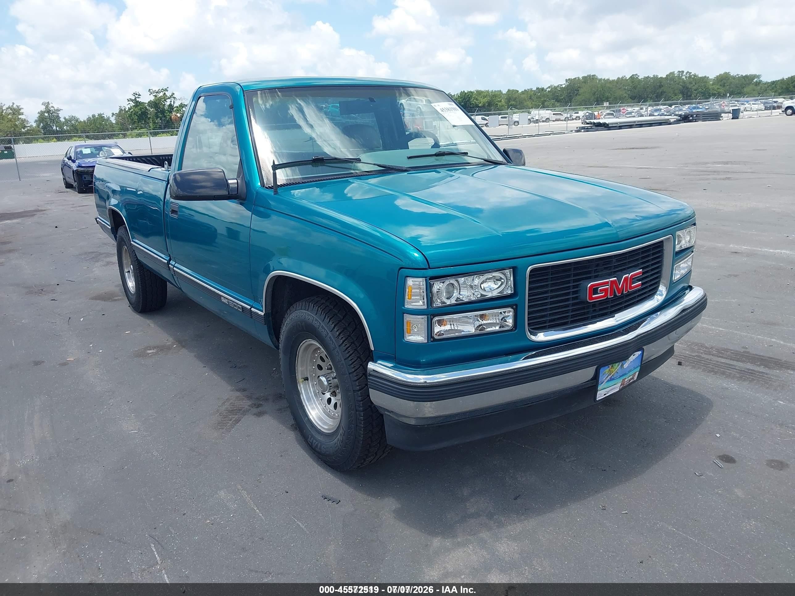 1995 GMC Sierra 1500, VIN 1GTEC14H4SZ508148 — Interior fire