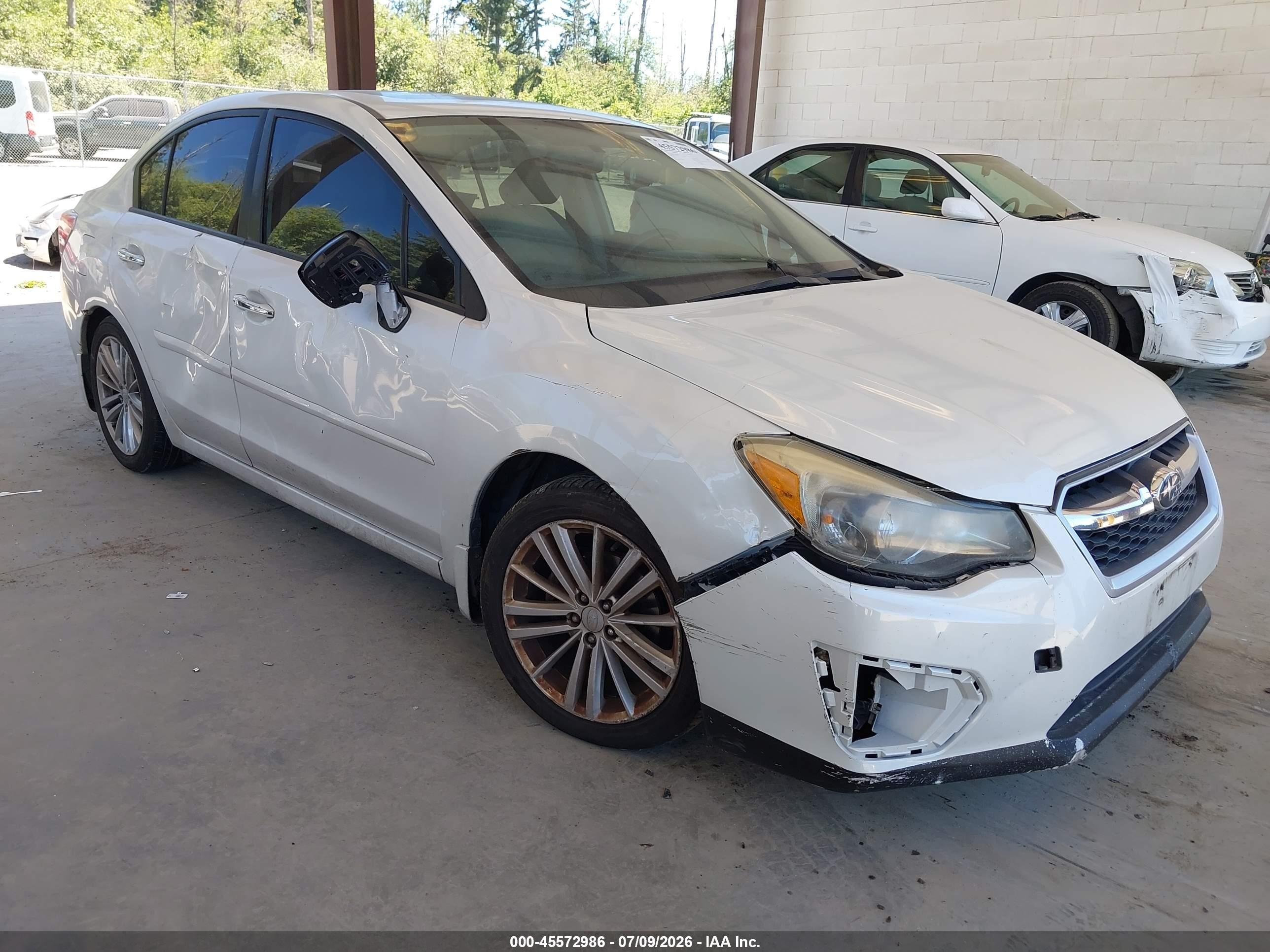 2013 Subaru Impreza Limited, VIN JF1GJAH62DH008317 — Front end