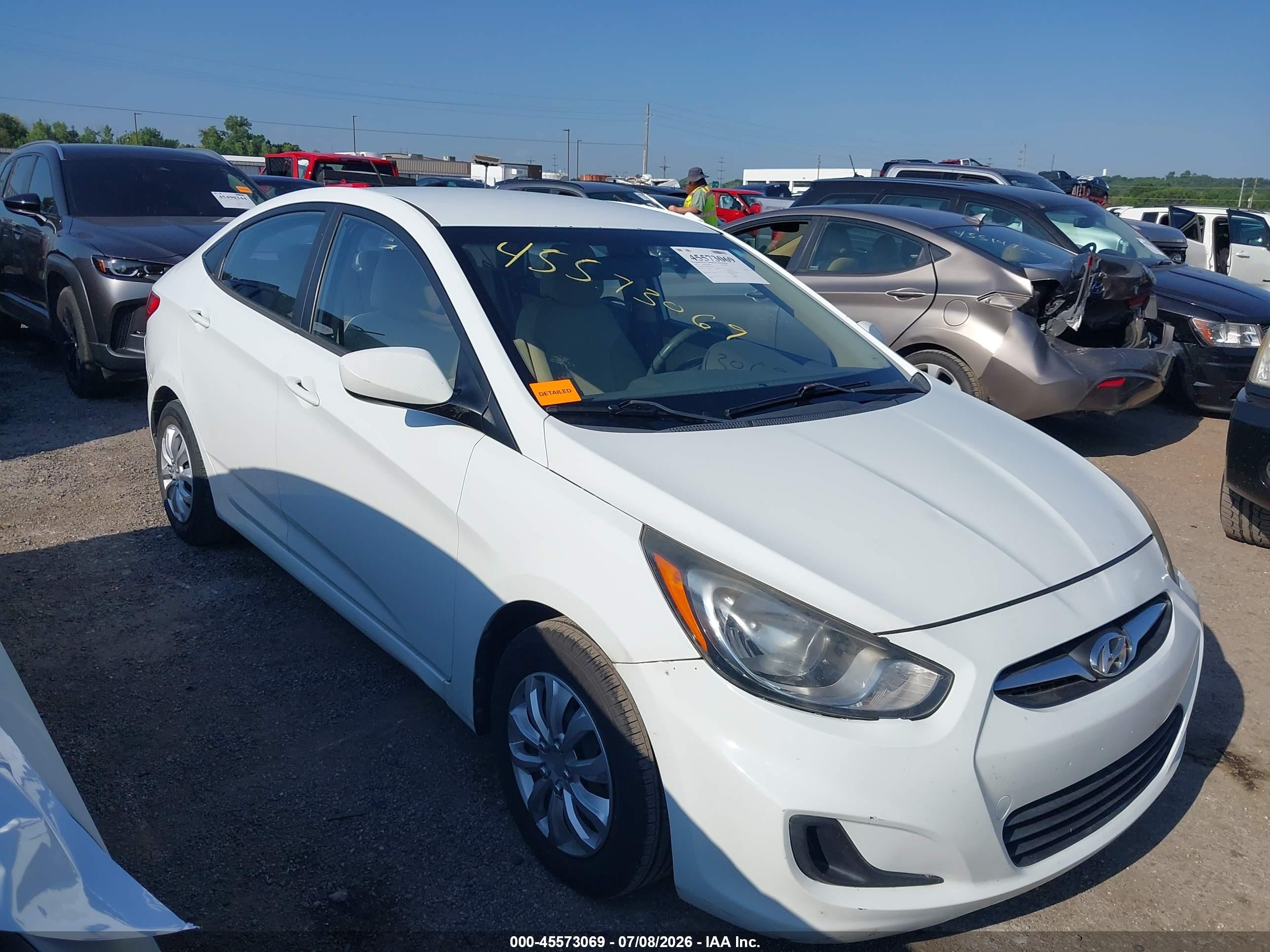 2012 Hyundai Accent GLS, VIN KMHCT4AE7CU233078 — All over