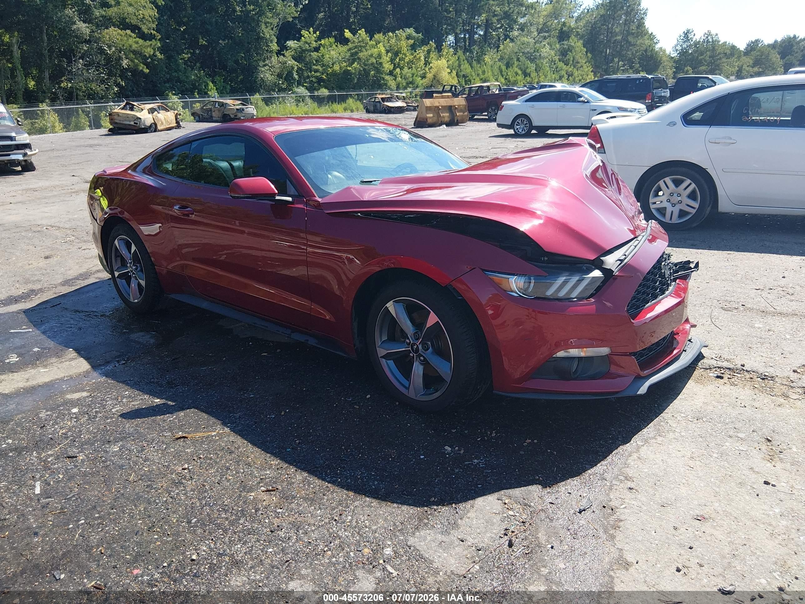 2016 Ford Mustang EcoBoost Premium, VIN 1FA6P8TH2G5218918 — Front end
