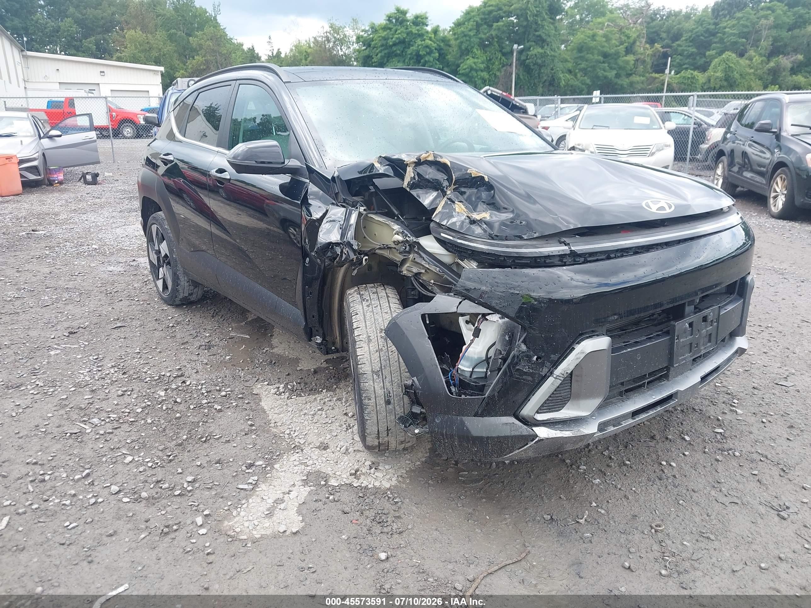 2024 Hyundai Kona Limited, VIN KM8HECA31RU071322 — Front end