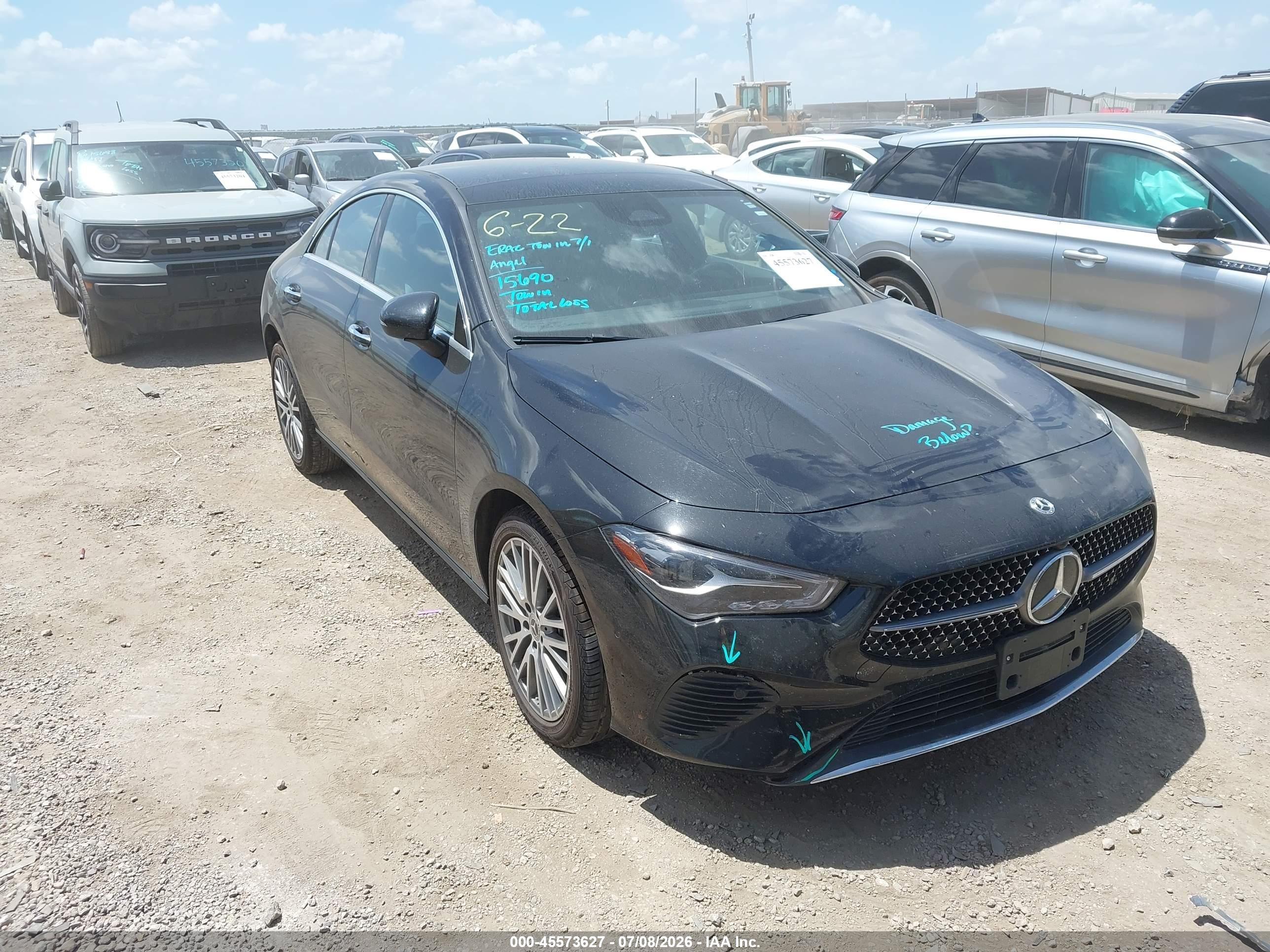 2025 Mercedes-Benz CLA 250, VIN W1K5J4HB4SN526398 — Undercarriage