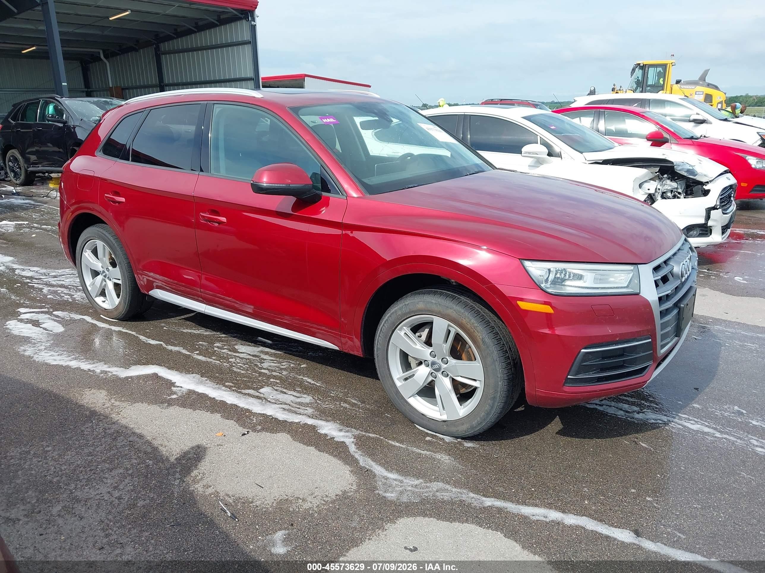 2018 Audi Q5 Premium, VIN WA1ANAFYXJ2202580 — Hail
