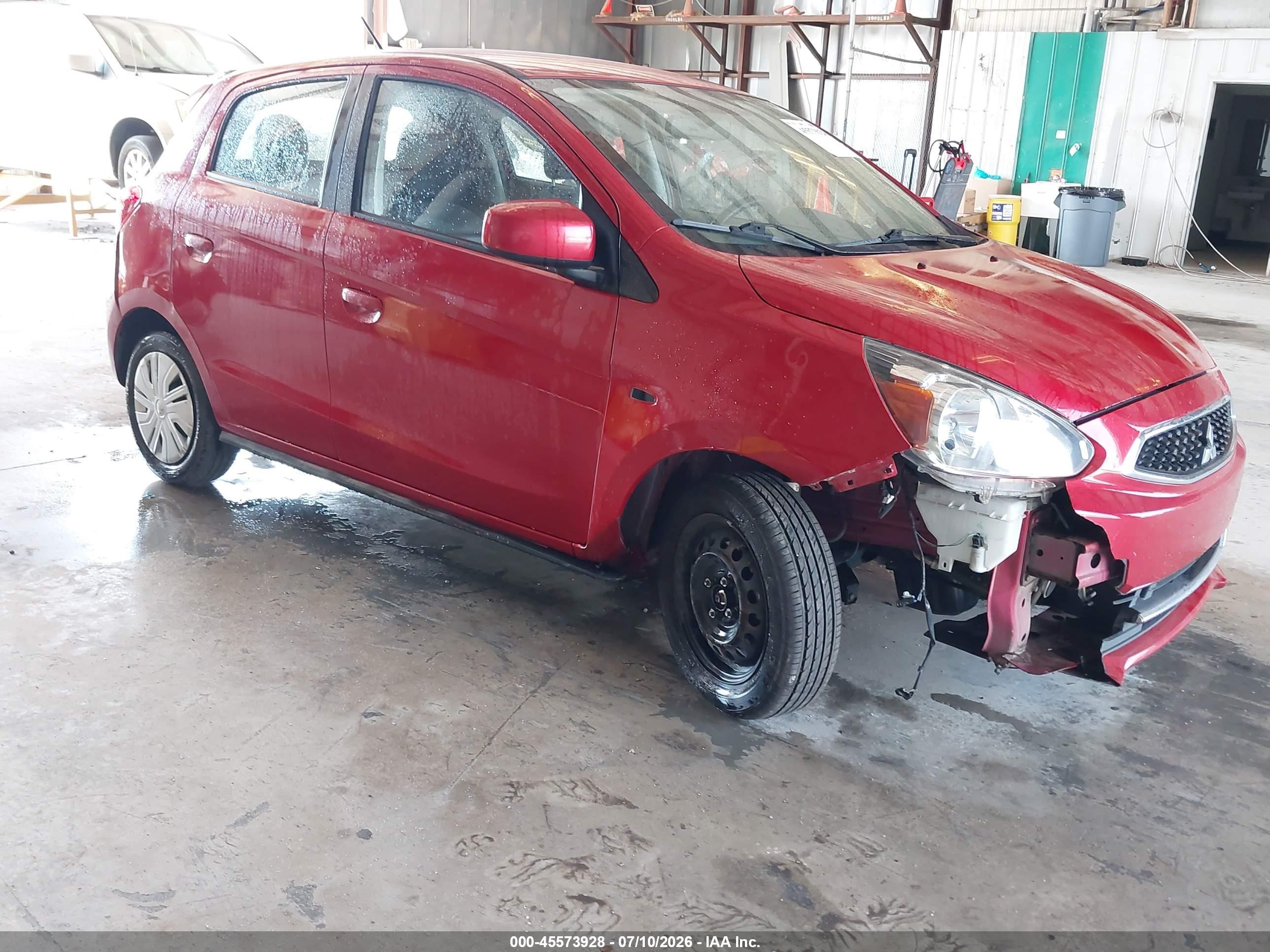 2019 Mitsubishi Mirage ES, VIN ML32A3HJ5KH008803 — Not stated