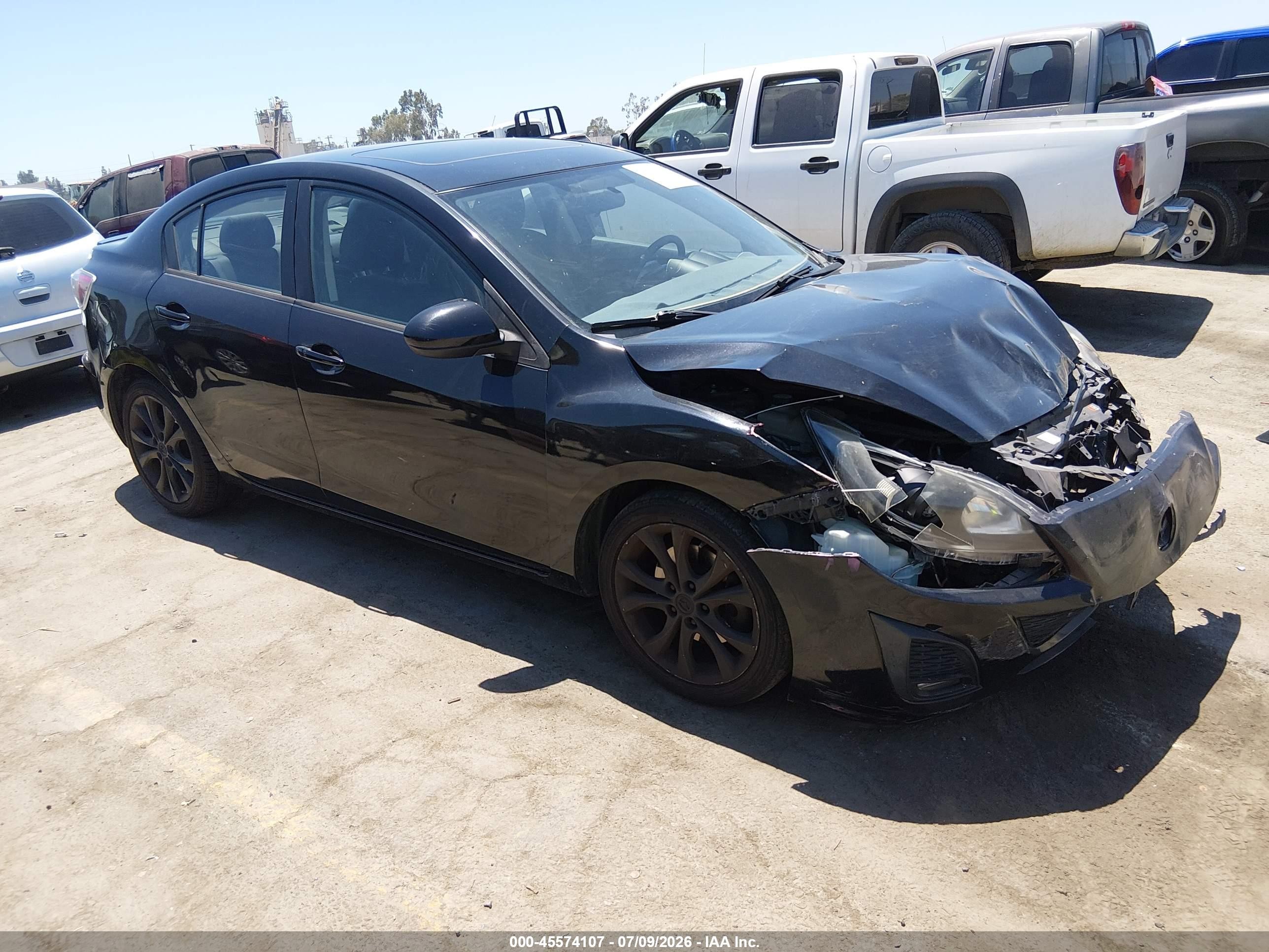 2010 Mazda 3 S Sport, VIN JM1BL1S68A1297036 — Front end