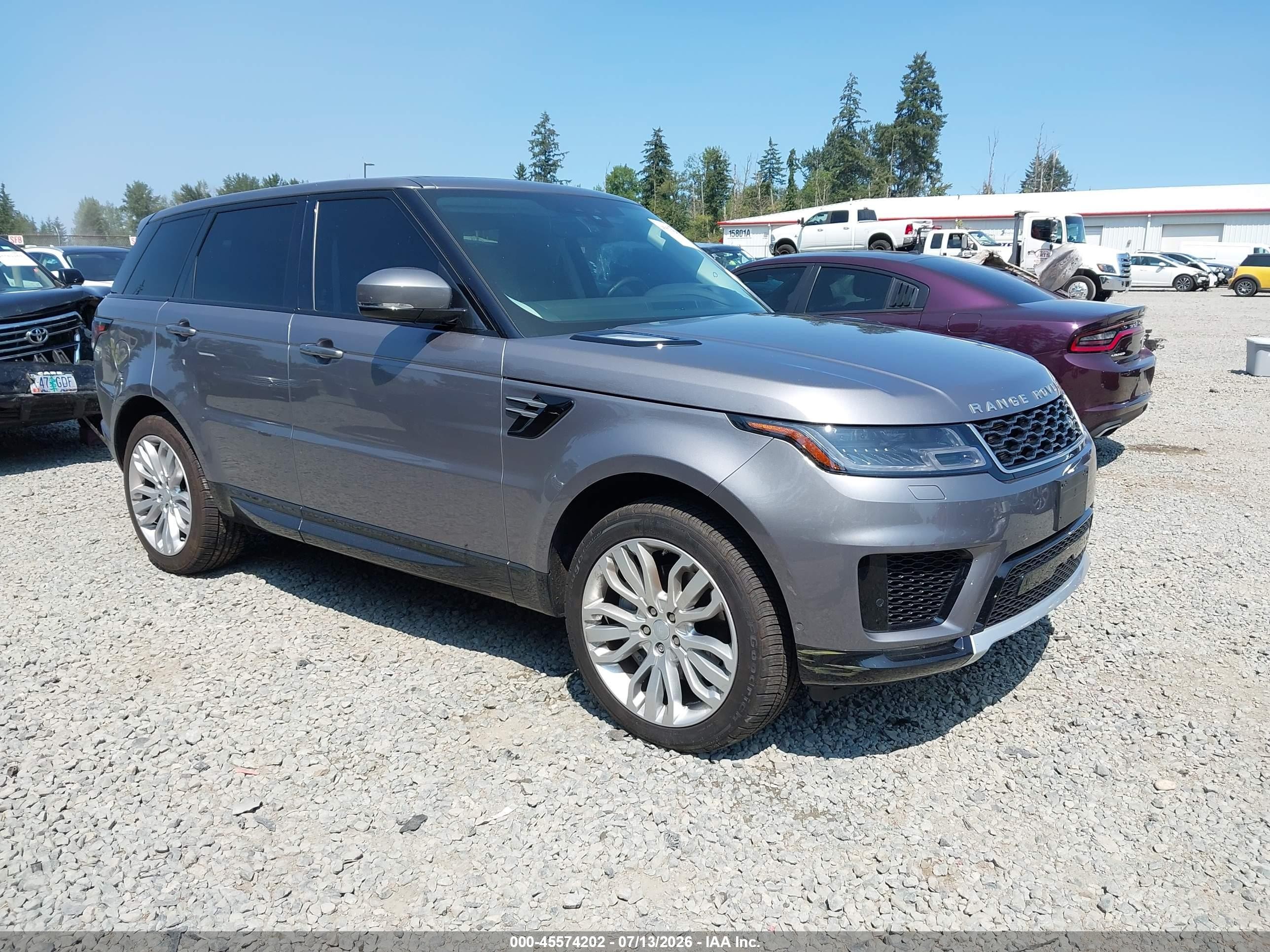 2020 Land Rover Range Rover Sport HSE, VIN SALWR2SUXLA891773 — Side