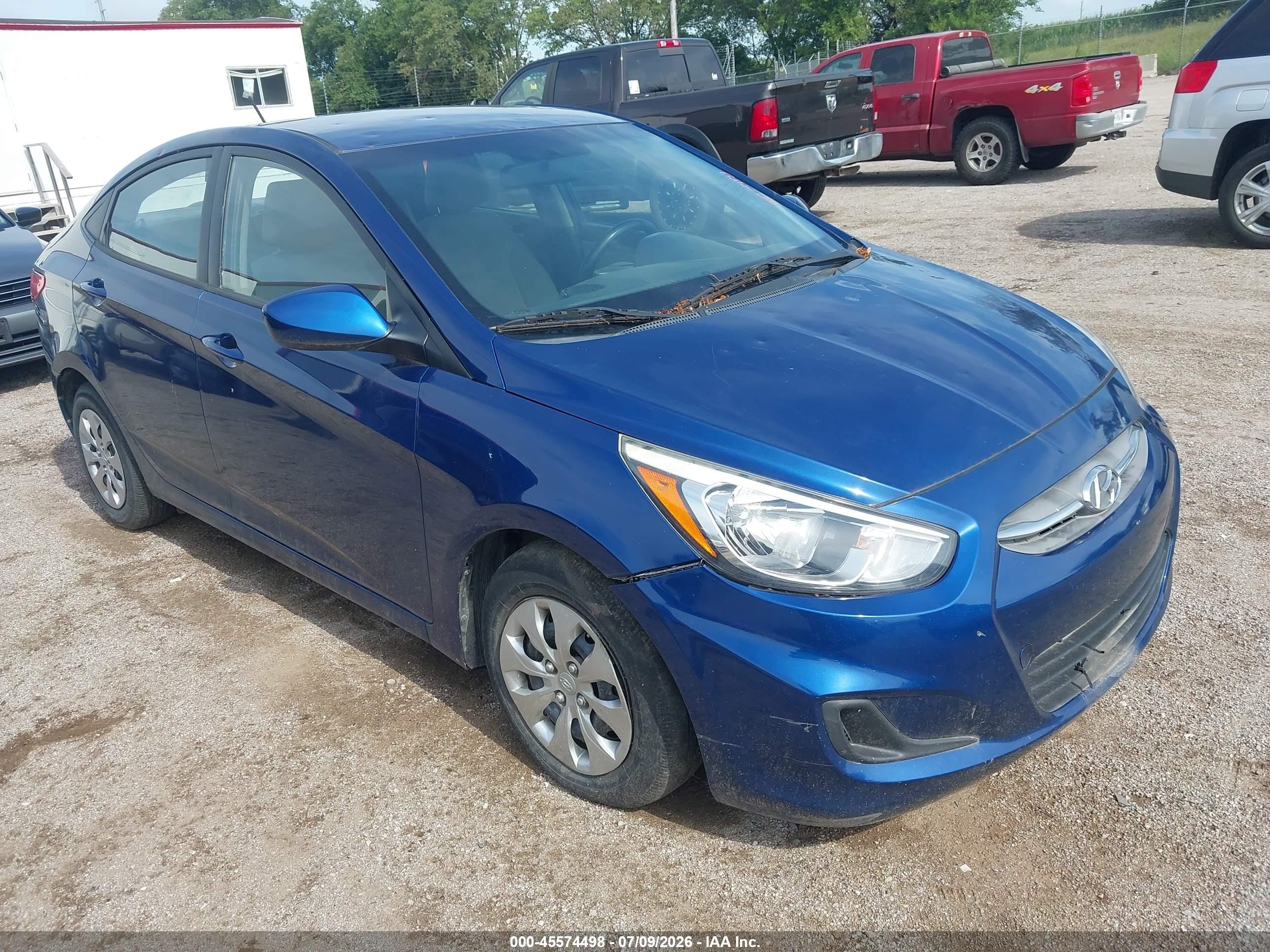 2016 Hyundai Accent SE, VIN KMHCT4AE2GU031268 — Обычный износ