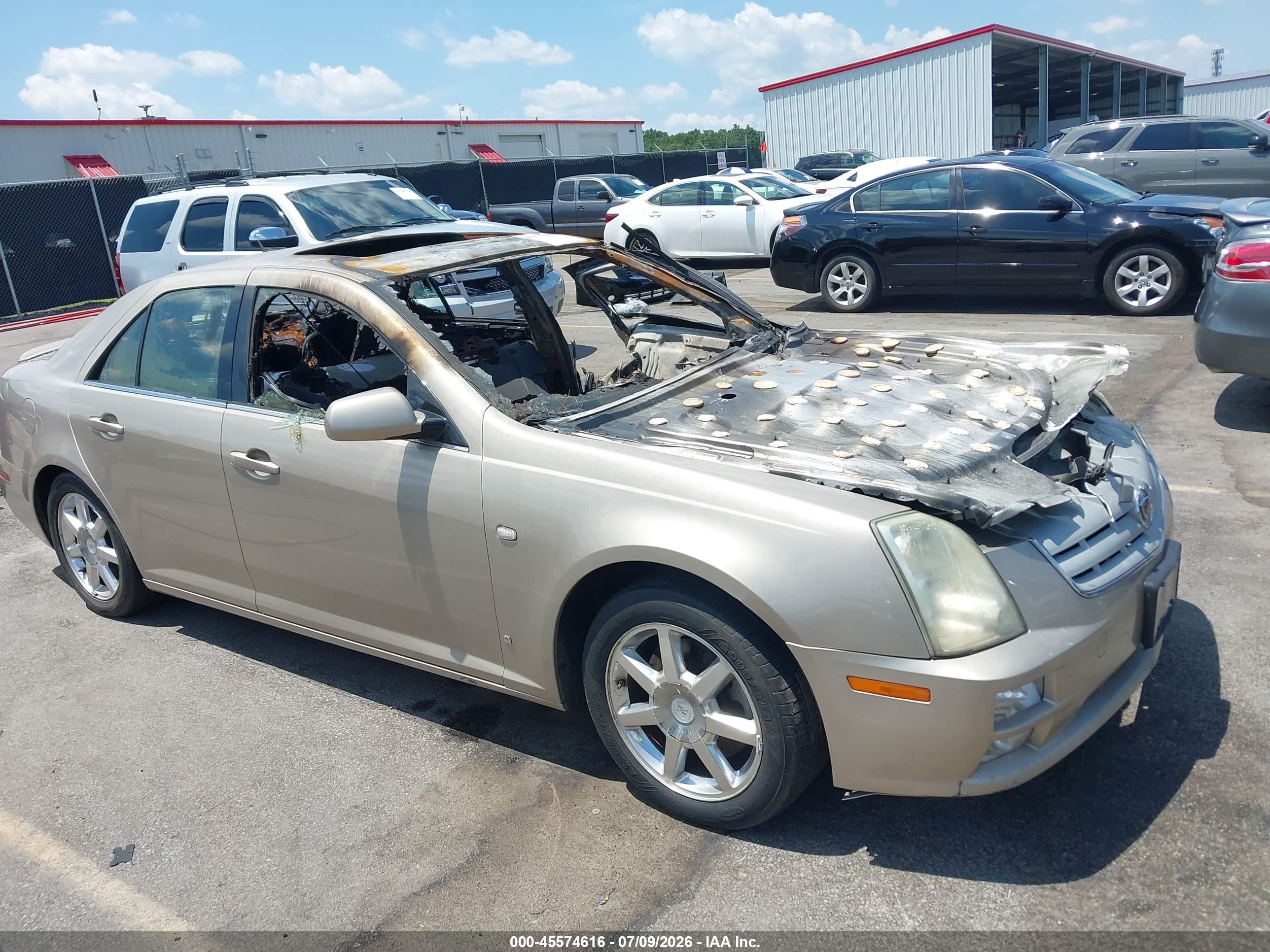 2006 Cadillac STS, VIN 1G6DW677760157302 — Burn