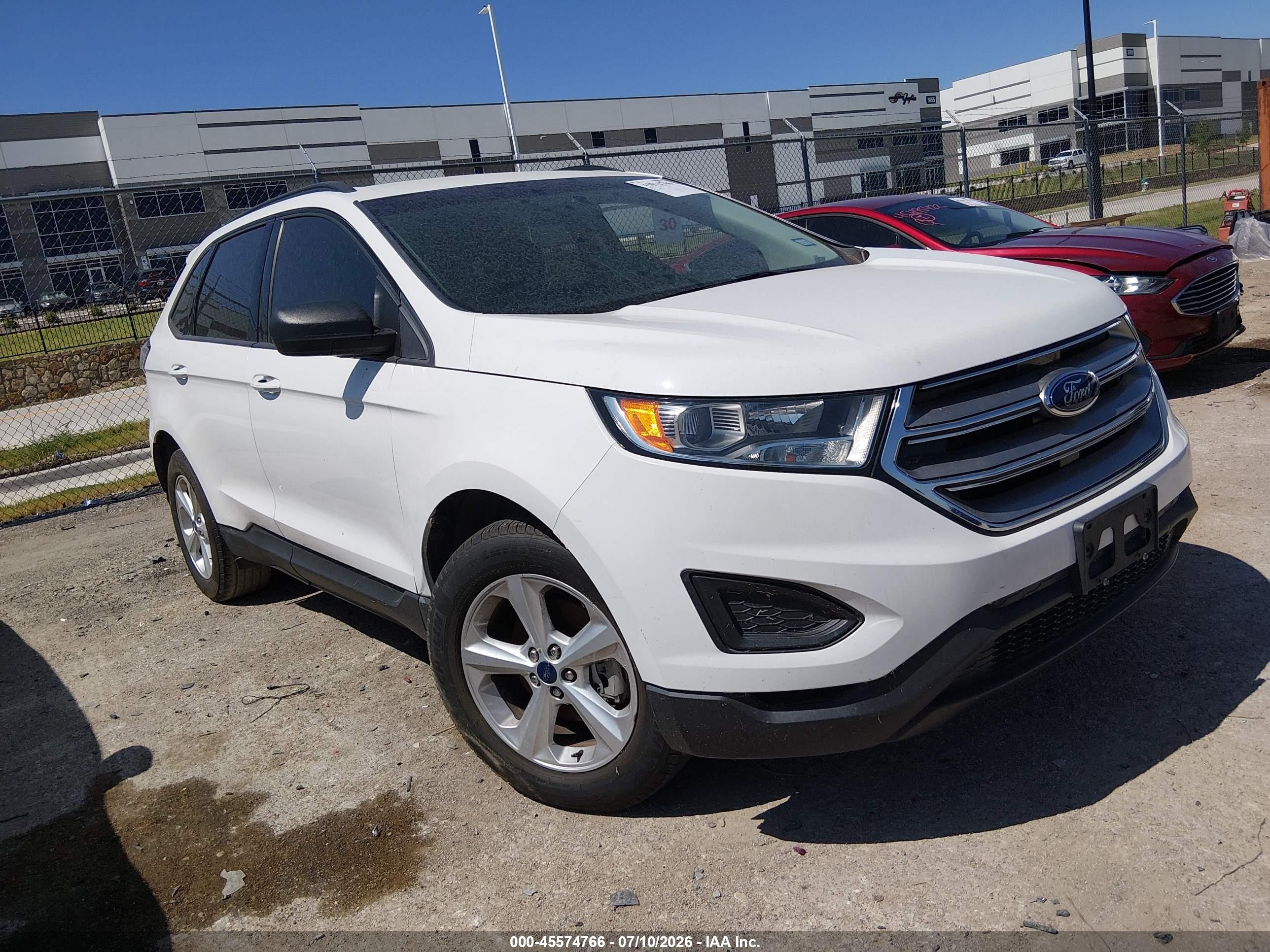 2017 Ford Edge SE, VIN 2FMPK3G91HBC36208 — Normal wear