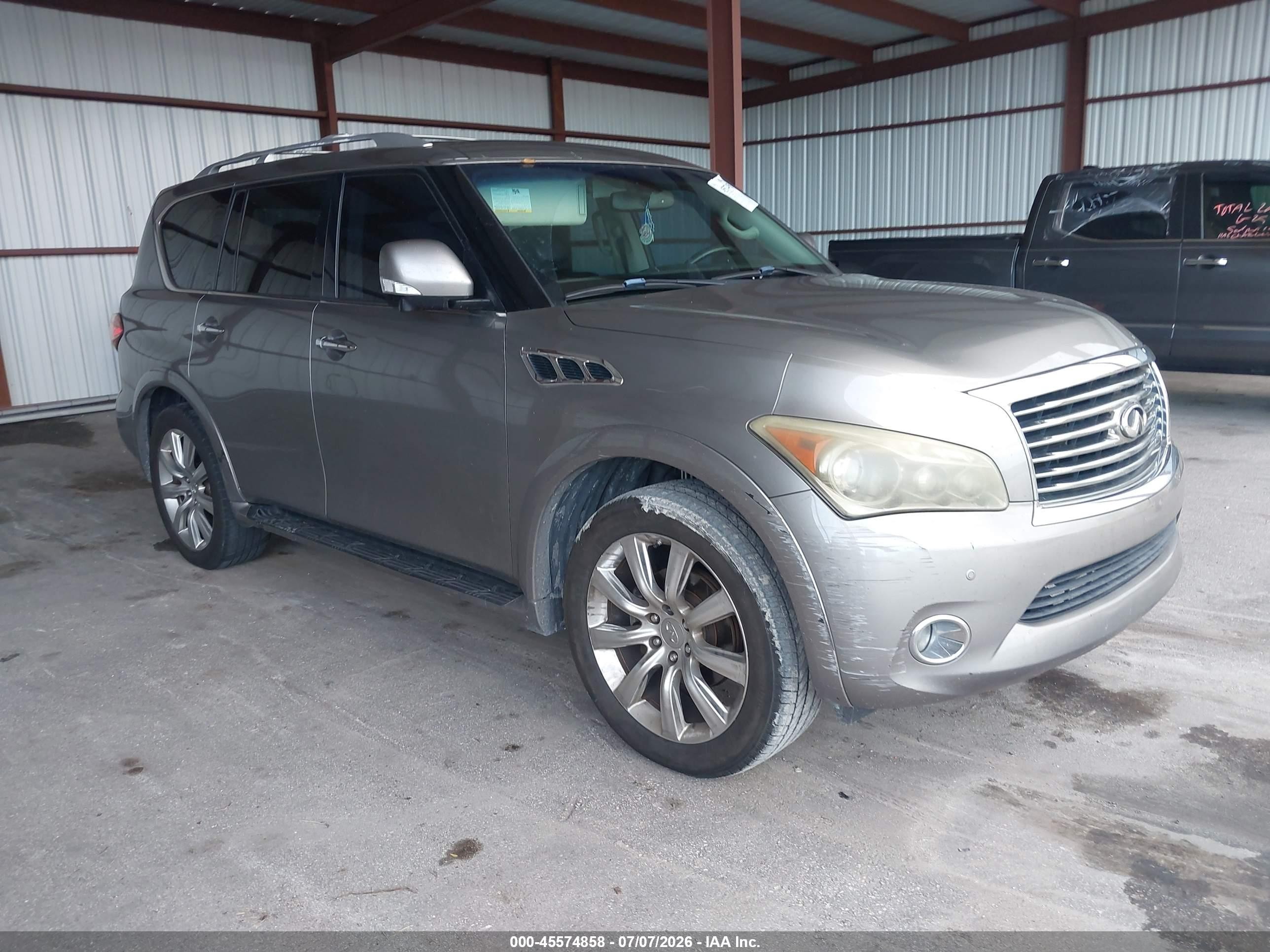 2012 Infiniti QX56 7-passenger, VIN JN8AZ2NF2C9516495 — Normal wear