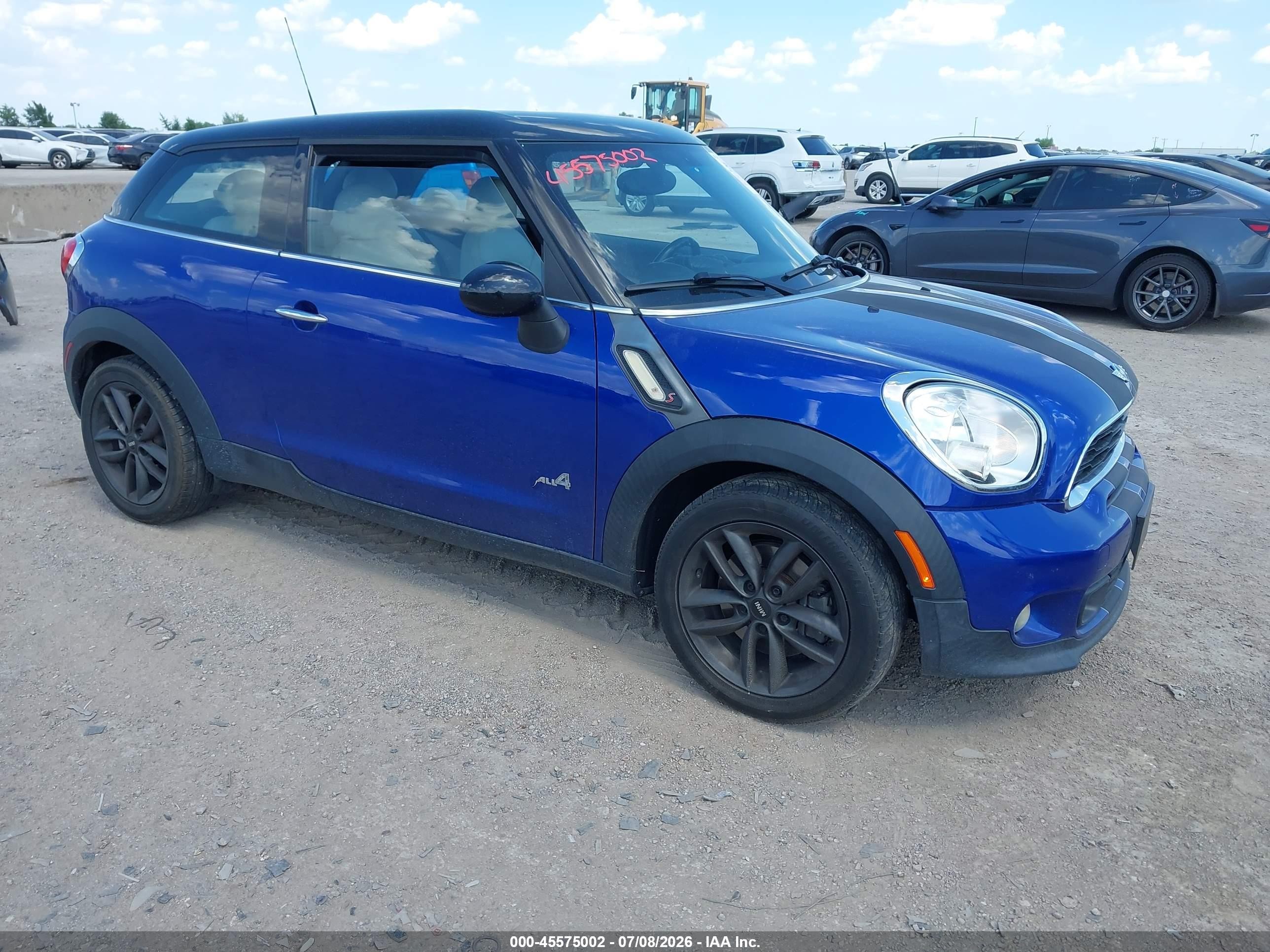 2013 MINI Paceman S ALL4, VIN WMWSS7C55DWN51849 — Normal wear