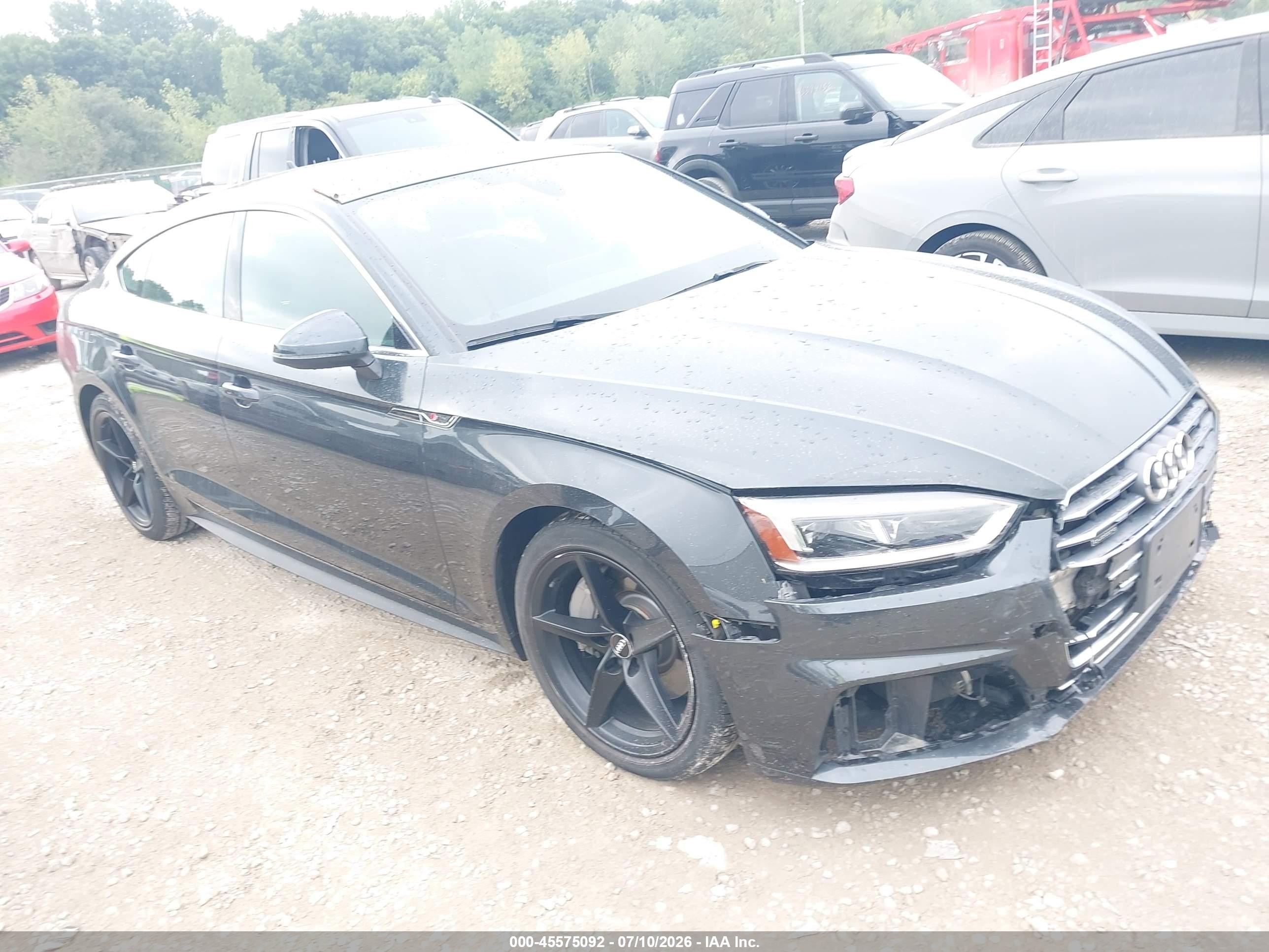 2018 Audi A5 Sportback Prestige, VIN WAUFNCF5XJA025206 — Front end