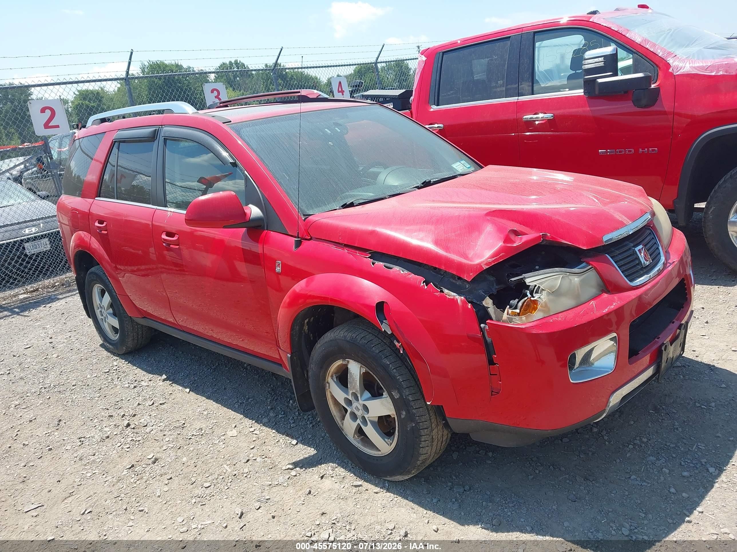 2007 Saturn VUE V6, VIN 5GZCZ53477S838568 — Front end