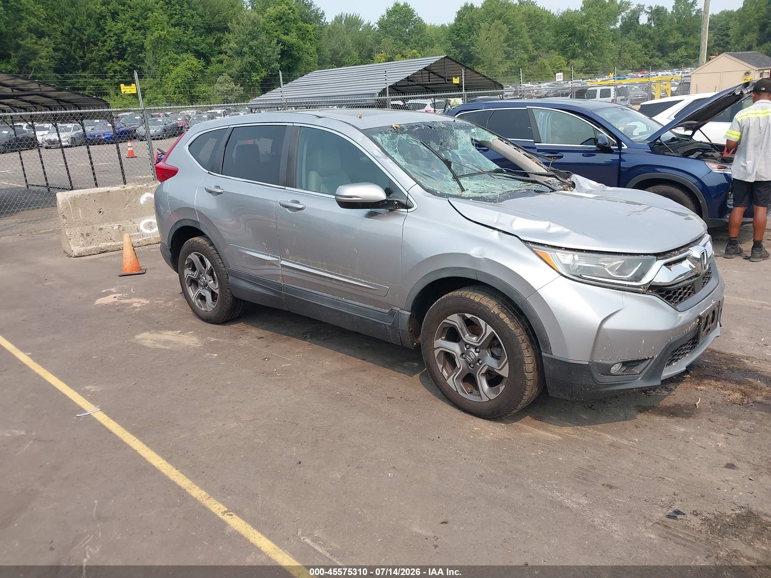 2017 Honda CR-V EX-L, VIN 5J6RW2H86HL057304 — По всему кузову