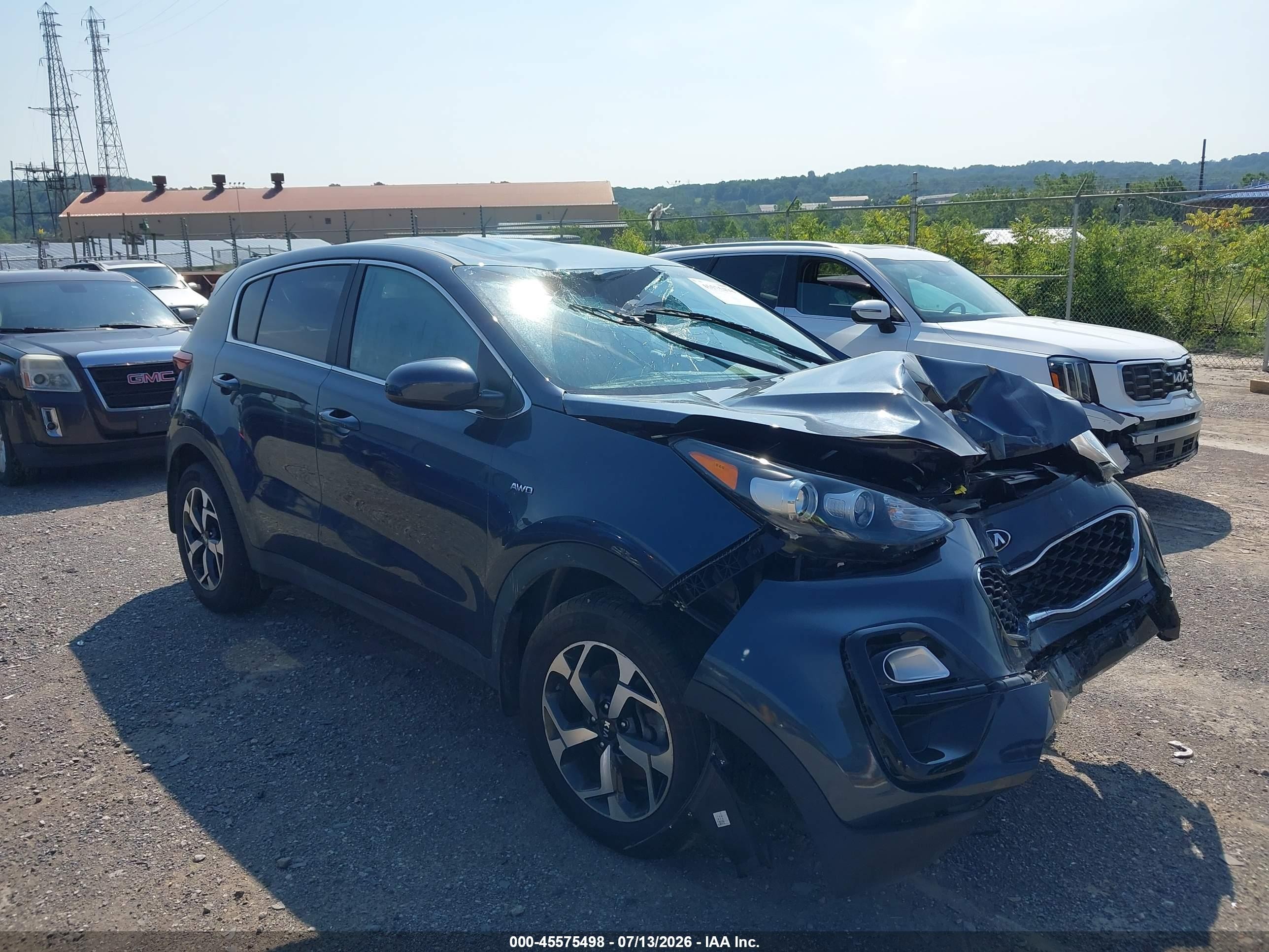 2022 Kia Sportage LX, VIN KNDPMCAC4N7978450 — Front end