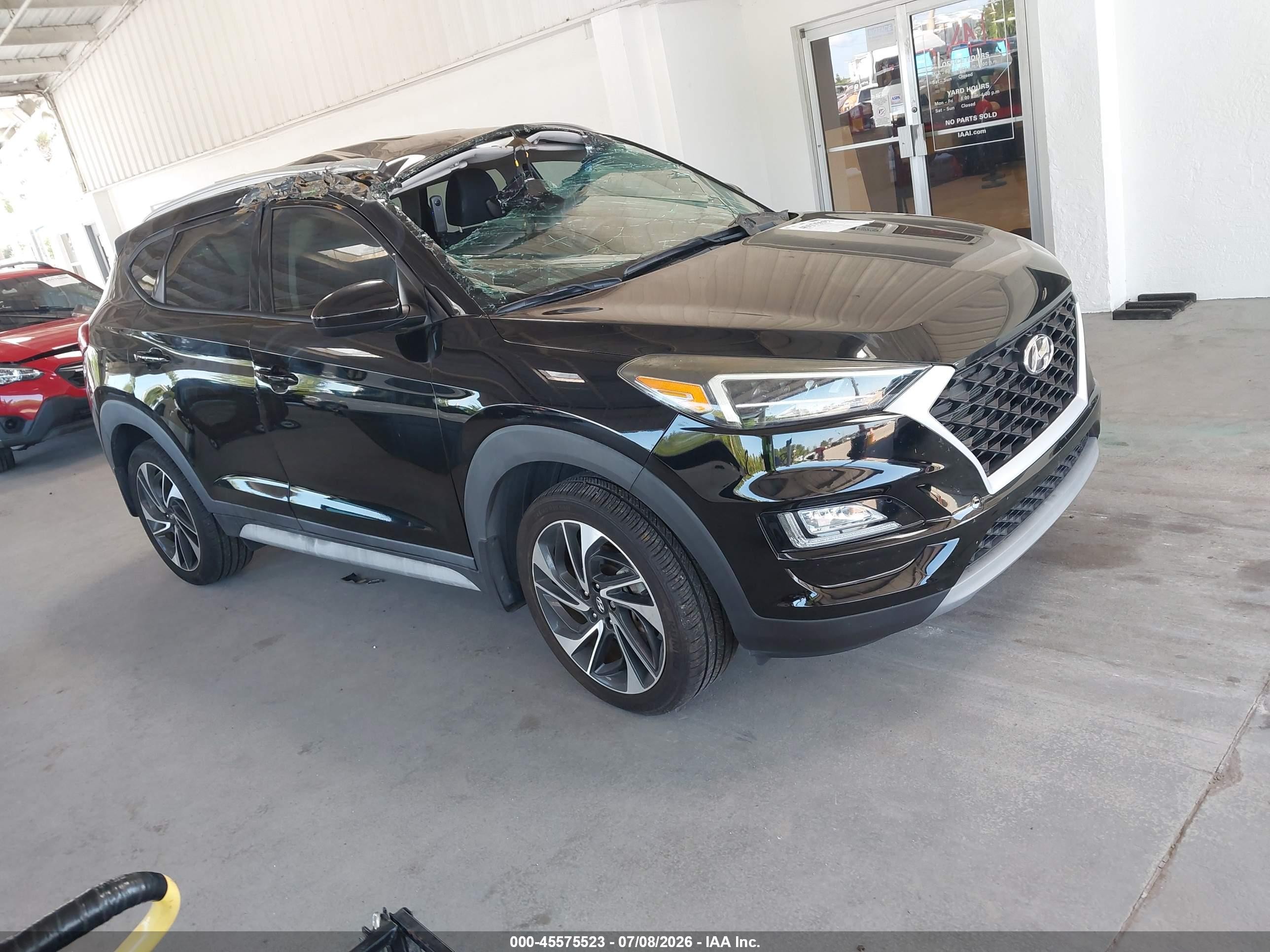 2020 Hyundai Tucson Sport, VIN KM8J33AL8LU185817 — Крыша