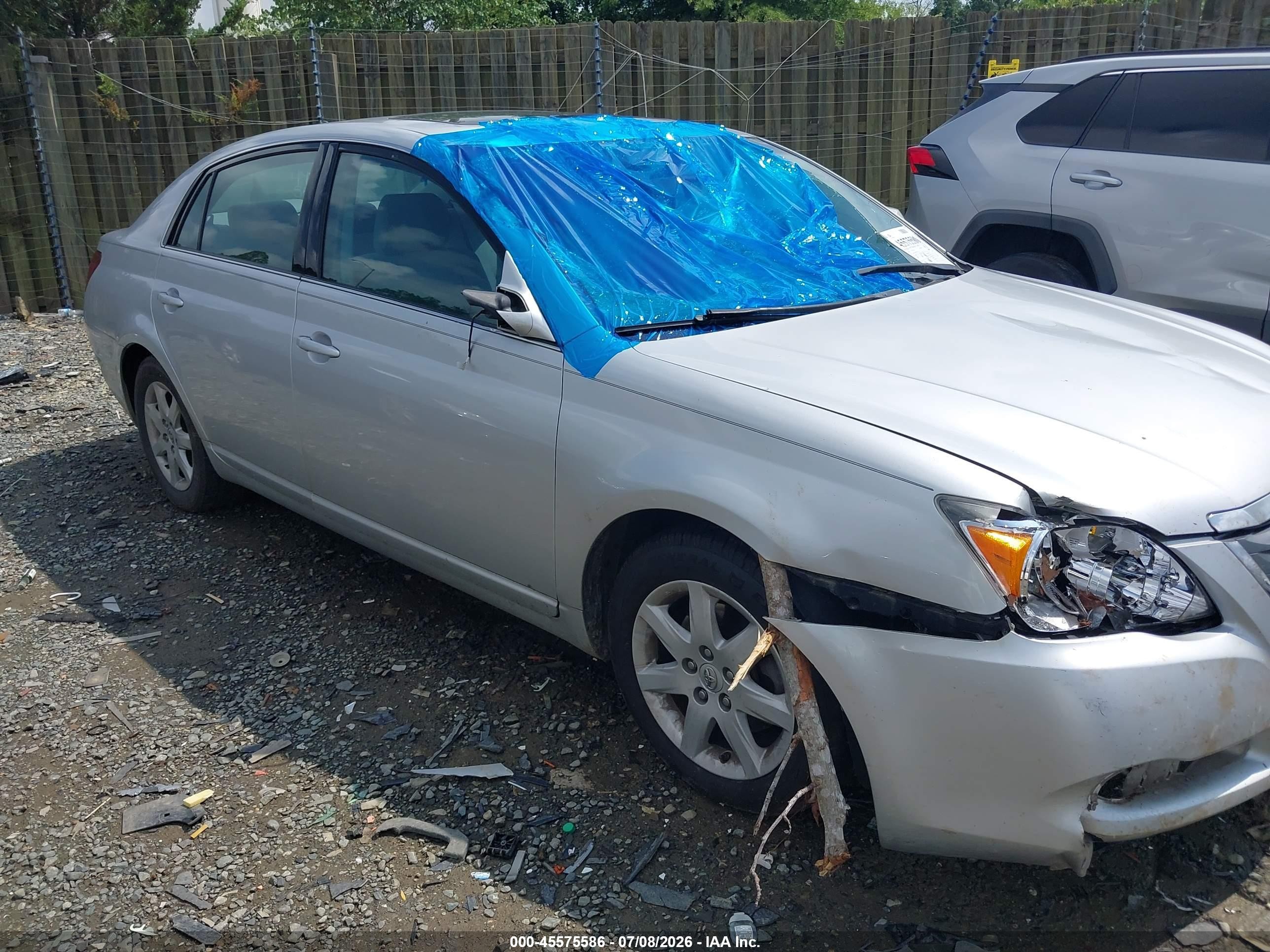 2008 Toyota Avalon Limited, VIN 4T1BK36B08U269158 — Перед
