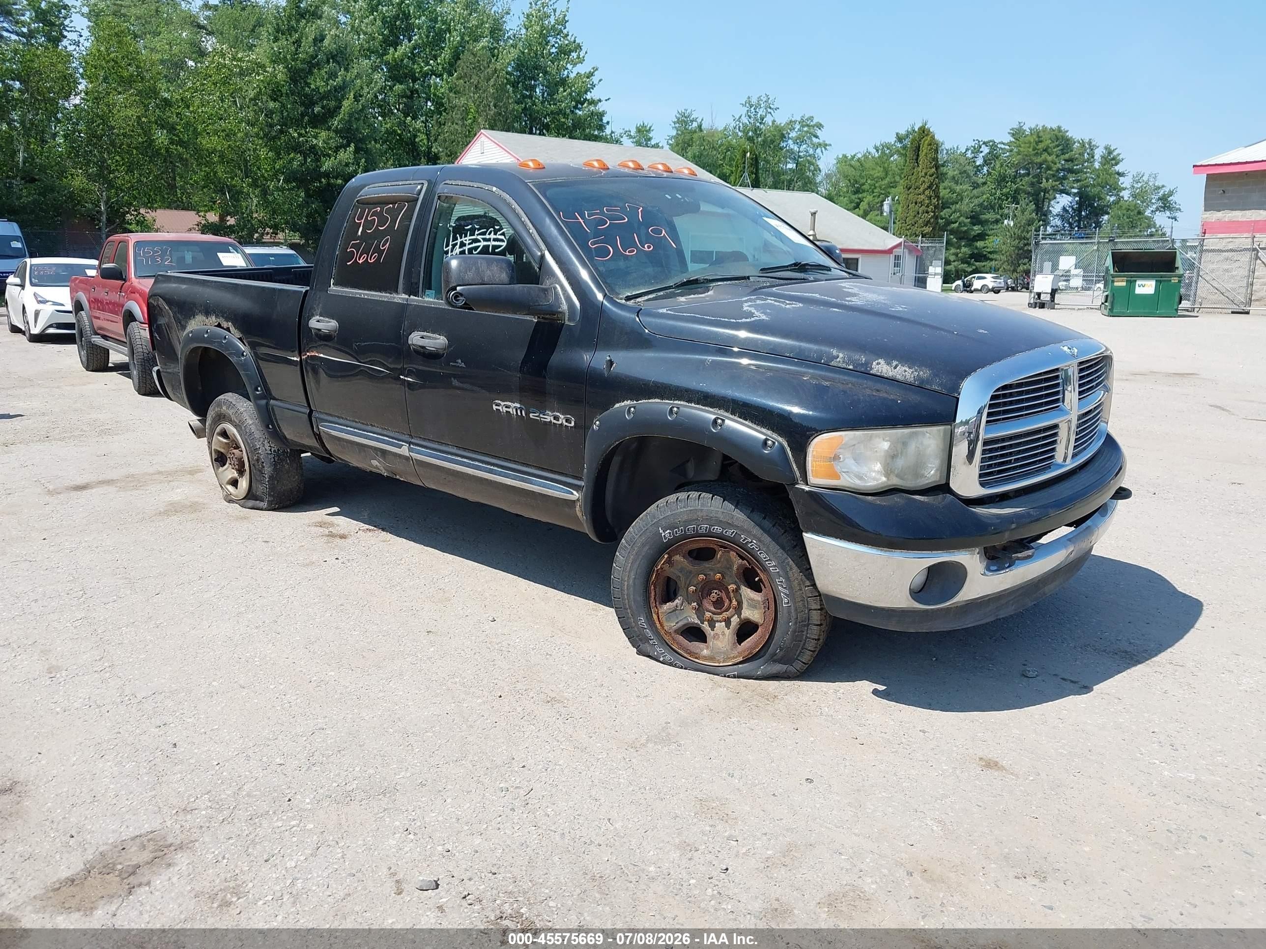 2004 Dodge 2500 SLT, VIN 3D7KU28664G153796 — Normal wear
