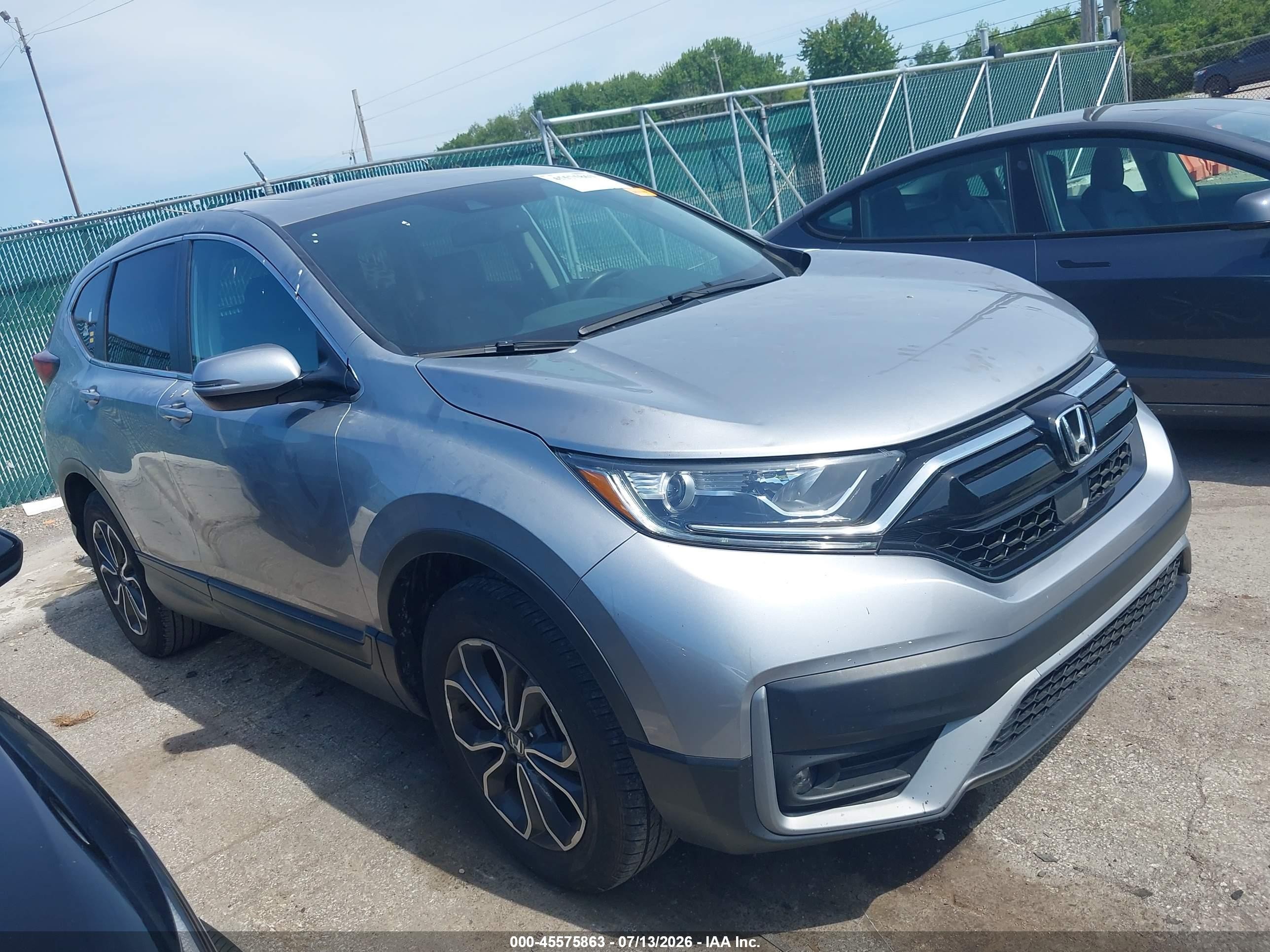 2022 Honda CR-V EX-L, VIN 2HKRW2H84NH646339 — Hail