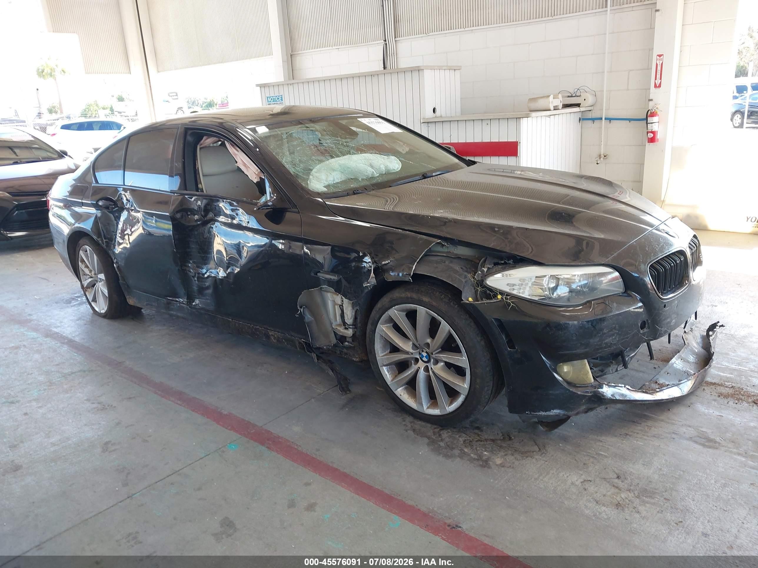 2011 BMW 5 Series 535i, VIN WBAFR7C5XBC804501 — Side