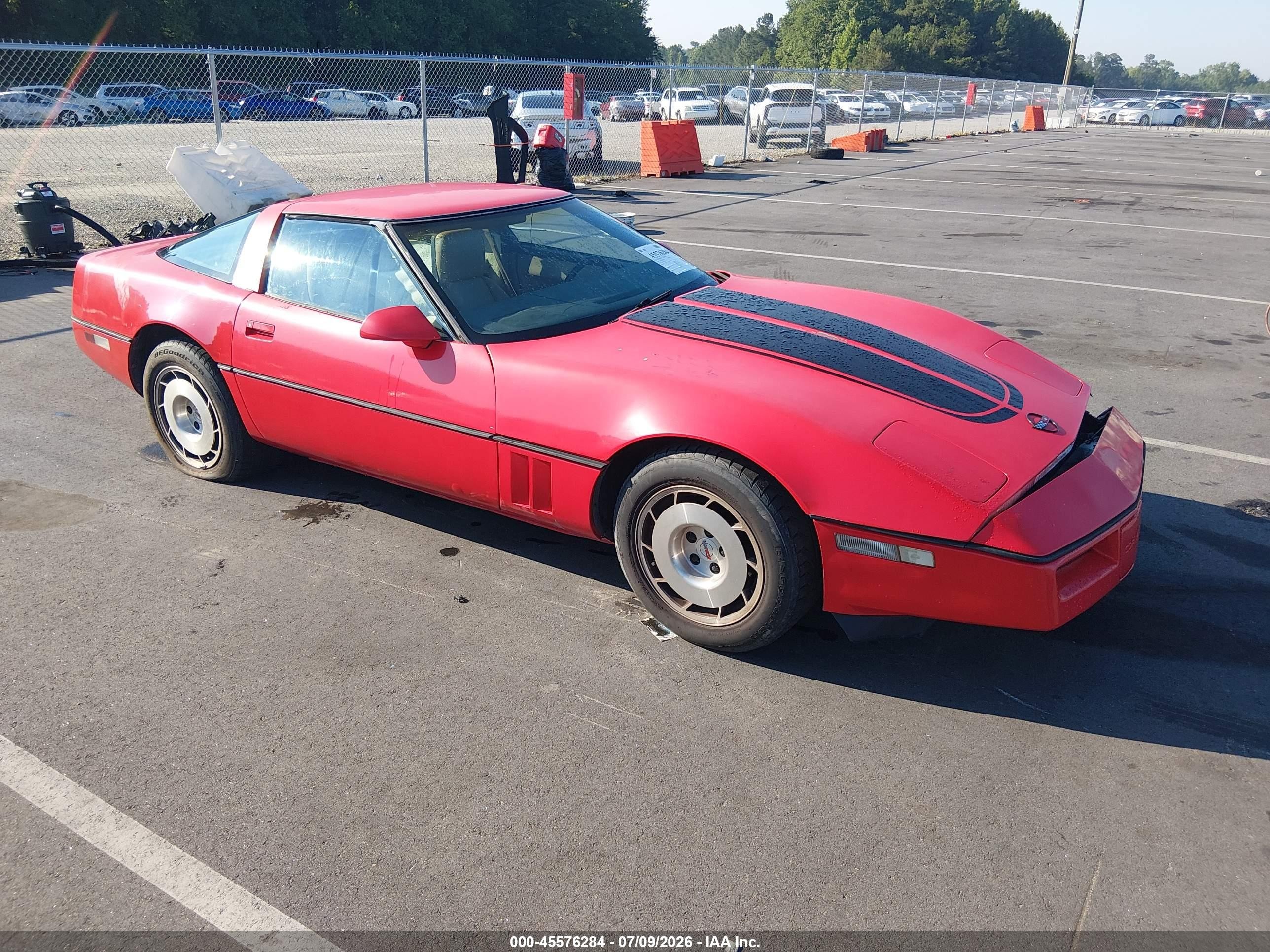 1984 Chevrolet Corvette, VIN 1G1AY0783E5126025 — Front end