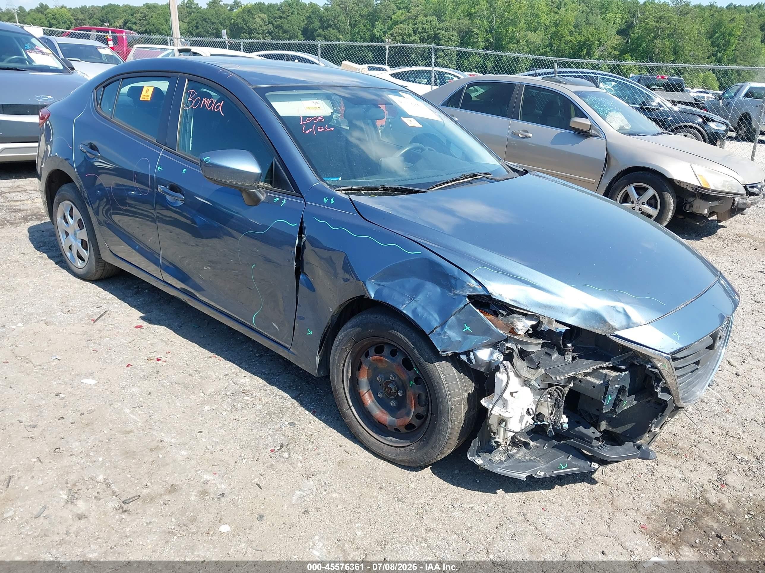 2015 Mazda 3 i Sport, VIN 3MZBM1U78FM230026 — Front end
