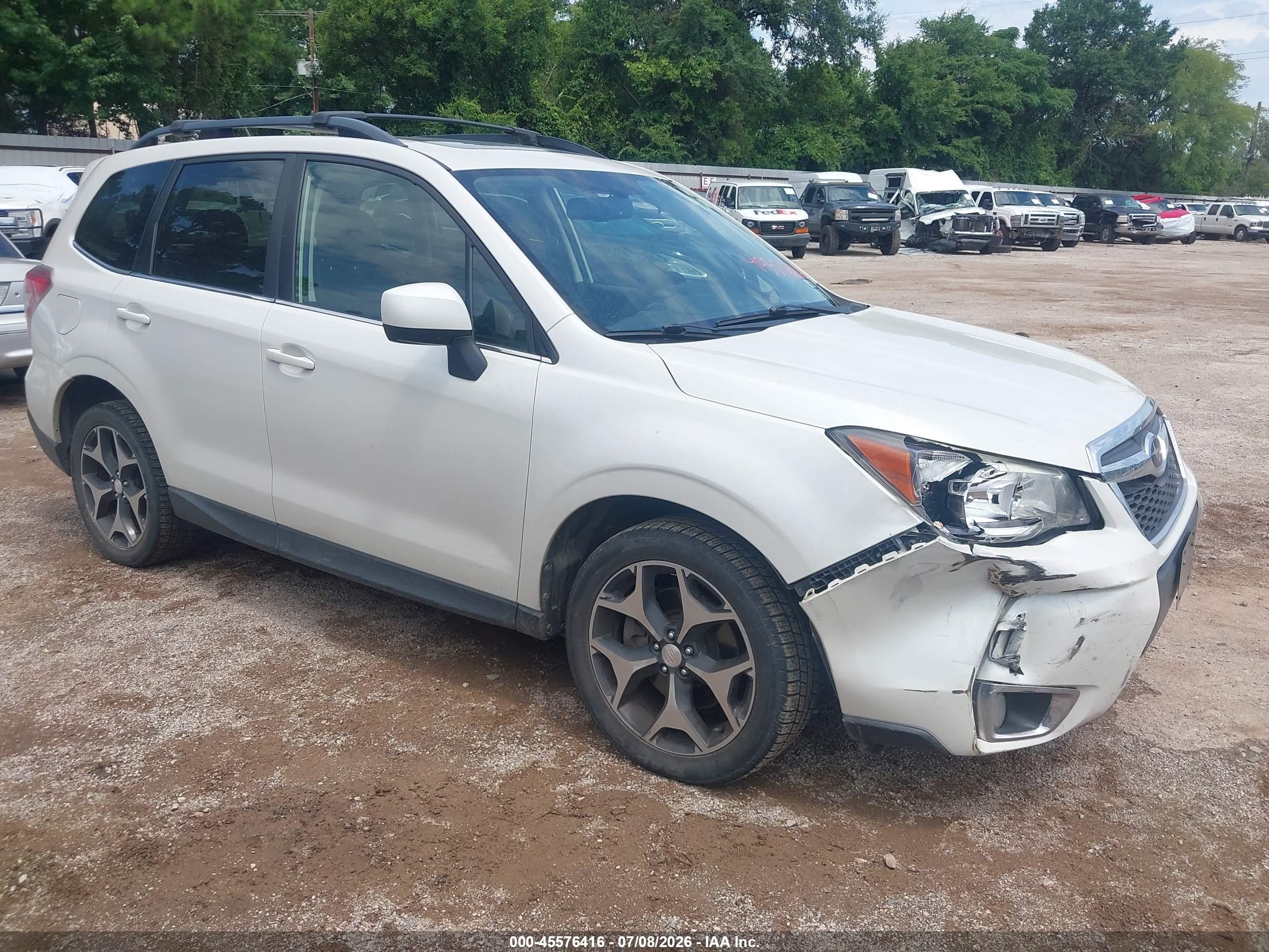 2015 Subaru Forester XT Premium, VIN JF2SJGDC4FH561199 — Front end